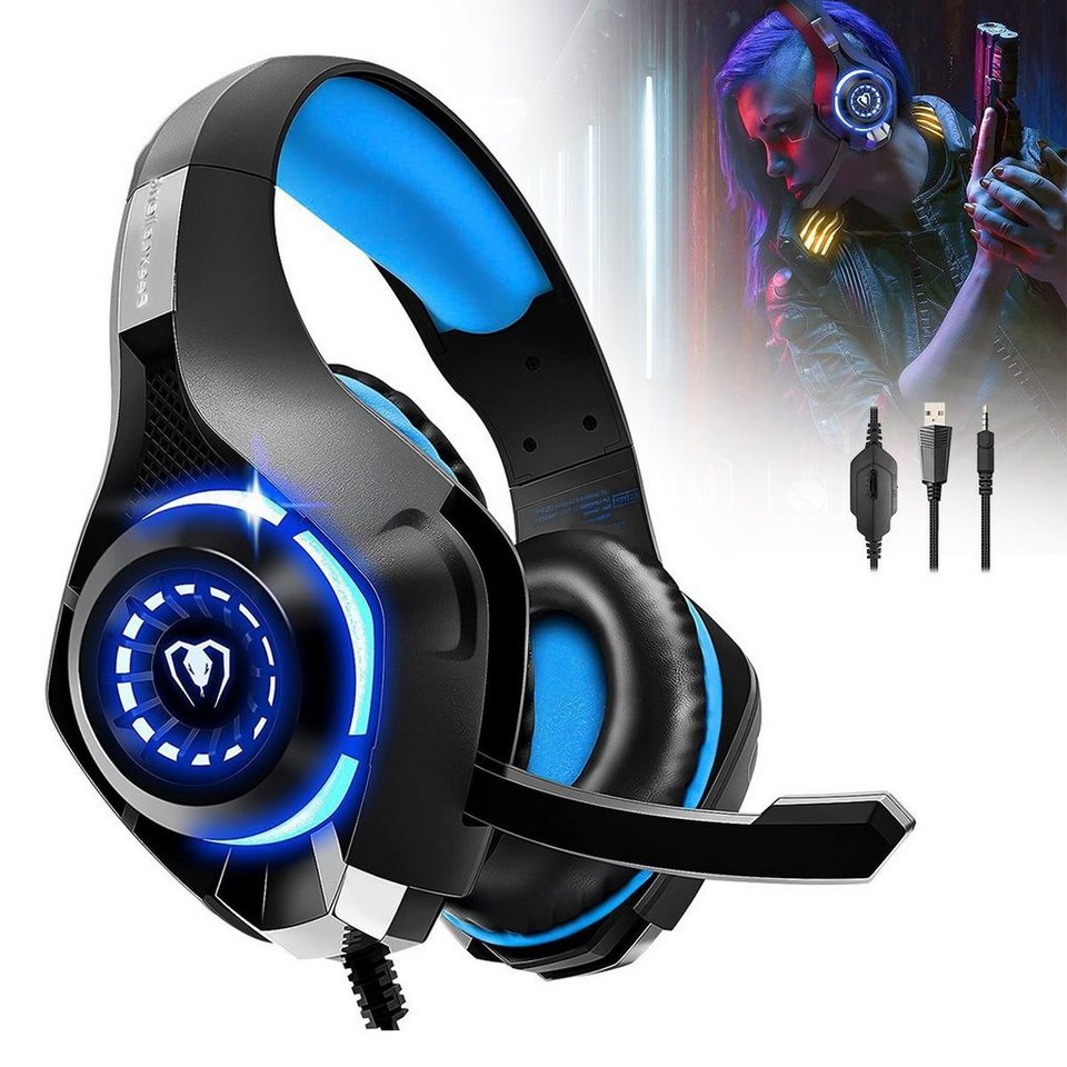Bass Xbox Stereo Gaming Deep mm Series,3.5 Headset für Headset PS4 PC DOPWii PS5