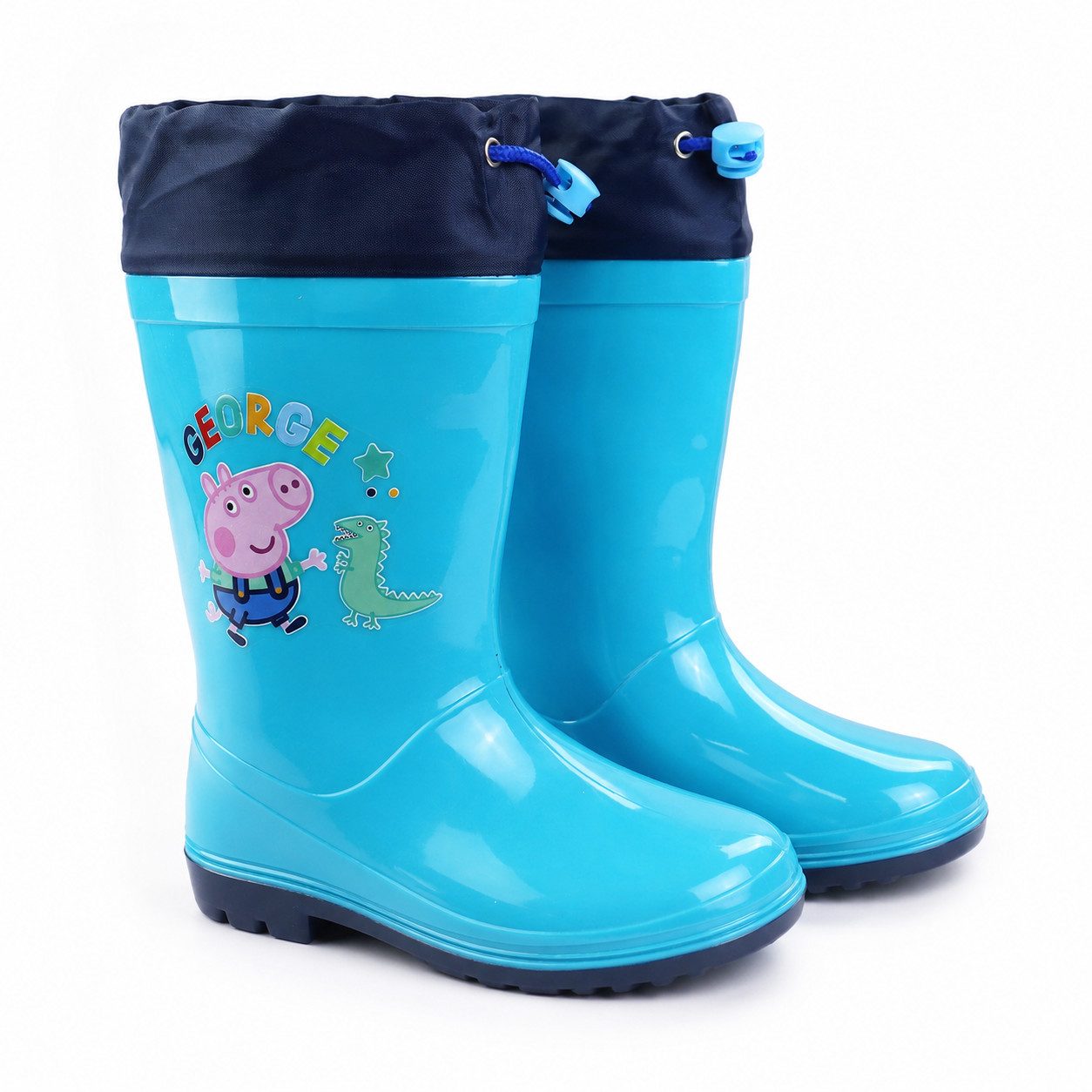 Peppa Pig Peppa Wutz George Dino Kinder Stiefel Regenstiefel Gr. 23-32 Gummistiefel Gr. 23 bis 32