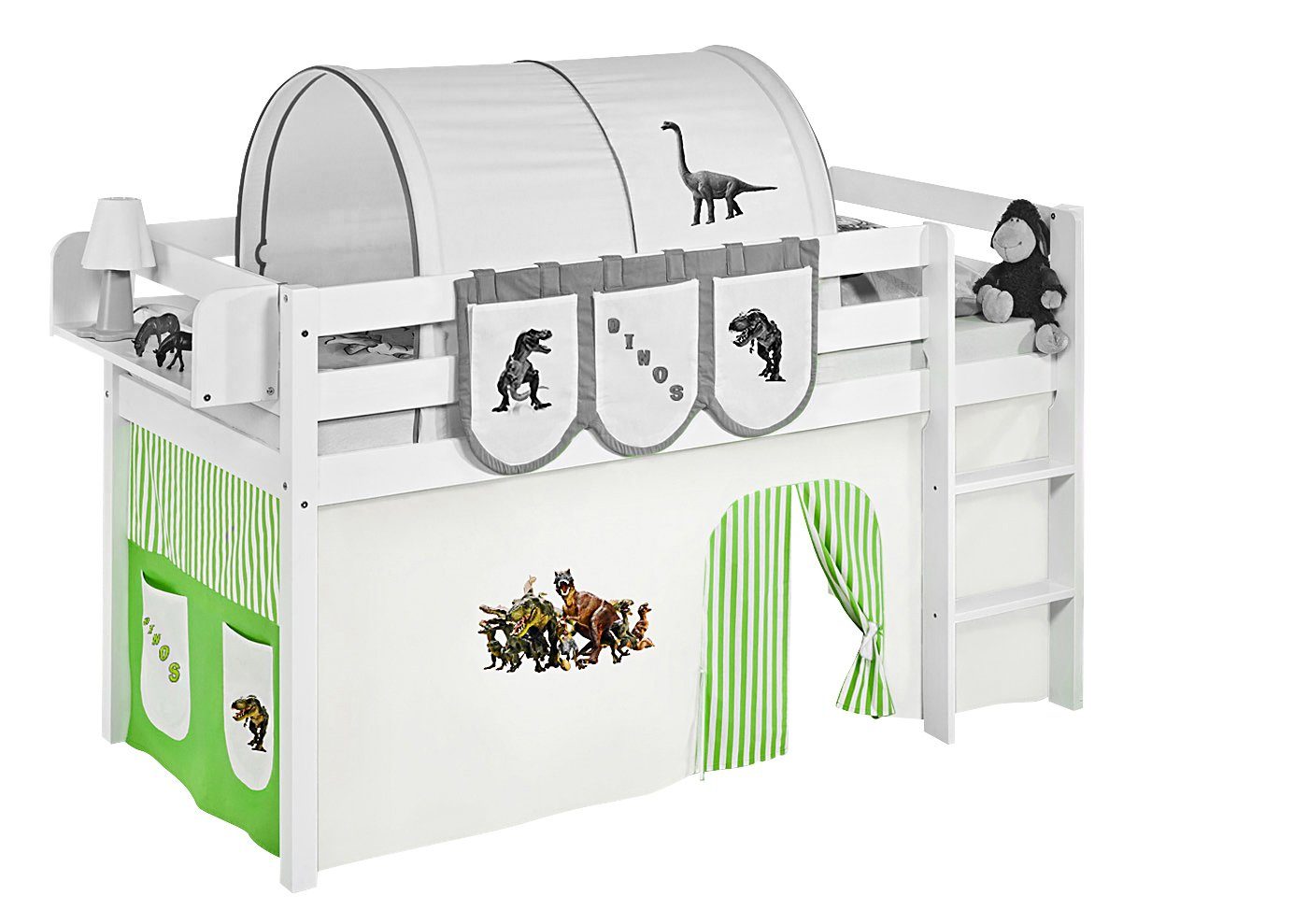 Lilokids Bettvorhang DINO Bettvorhang für Hochbett & Etagenbett DINOSAURIER günstig online kaufen