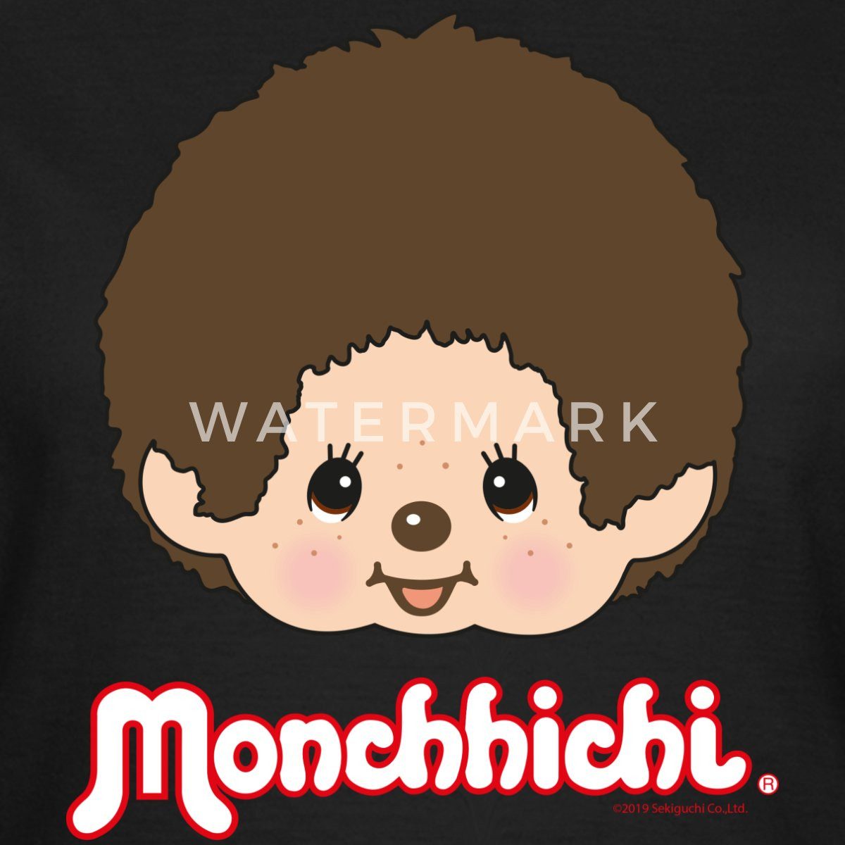 Spreadshirt T-Shirt Monchhichi Portrait Gesicht Frauen günstig online kaufen