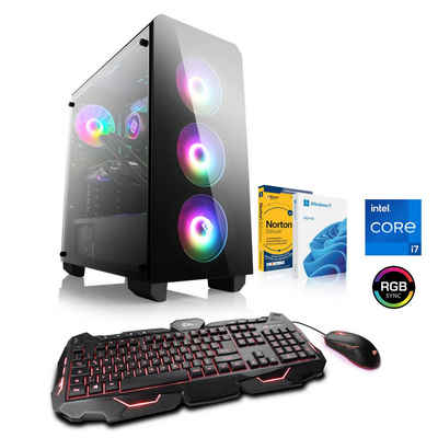 CSL RGB Gaming Edition L7510 Gaming-PC (Intel® Core i7 11700KF, GeForce RTX 3060, 16 GB RAM, 1000 GB SSD, Wasserkühlung)