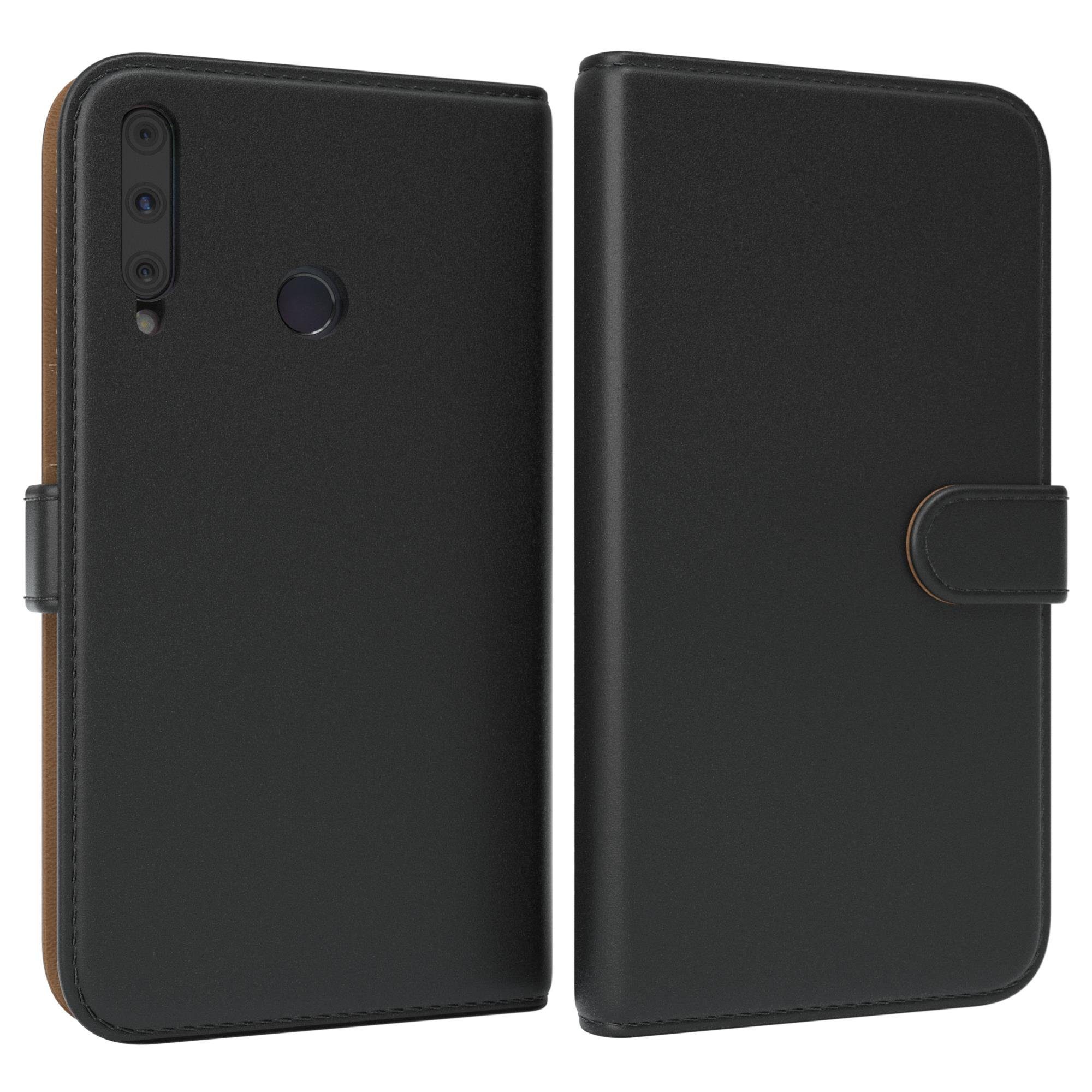 EAZY CASE Handyhülle Uni Bookstyle für Huawei P40 Lite E 6,39 Zoll, Schutzhülle mit Standfunktion Kartenfach Handytasche aufklappbar Etui