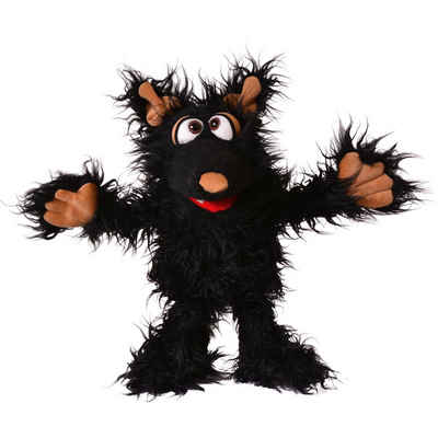 Living Puppets Handpuppe Living Puppets Handpuppe Muffi Hapsweg W818 Wolf Monster to go (Packung), Sehr gut geeignet um Geschichten zu erzählen