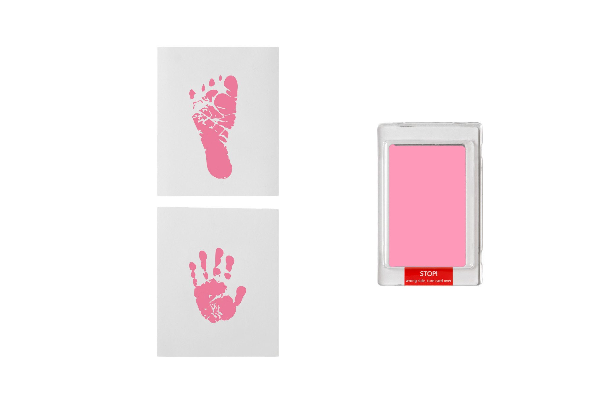 Happy Hands Handabdruck-Set Tintenfreies Baby Abdruckset für Hand- und Fußabdruck