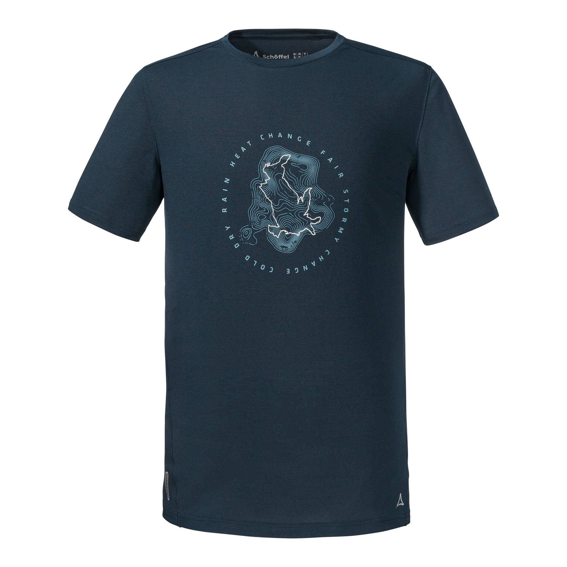 Schöffel T-Shirt Herren T-Shirt HOCHBERG (1-tlg) nachtblau (301)