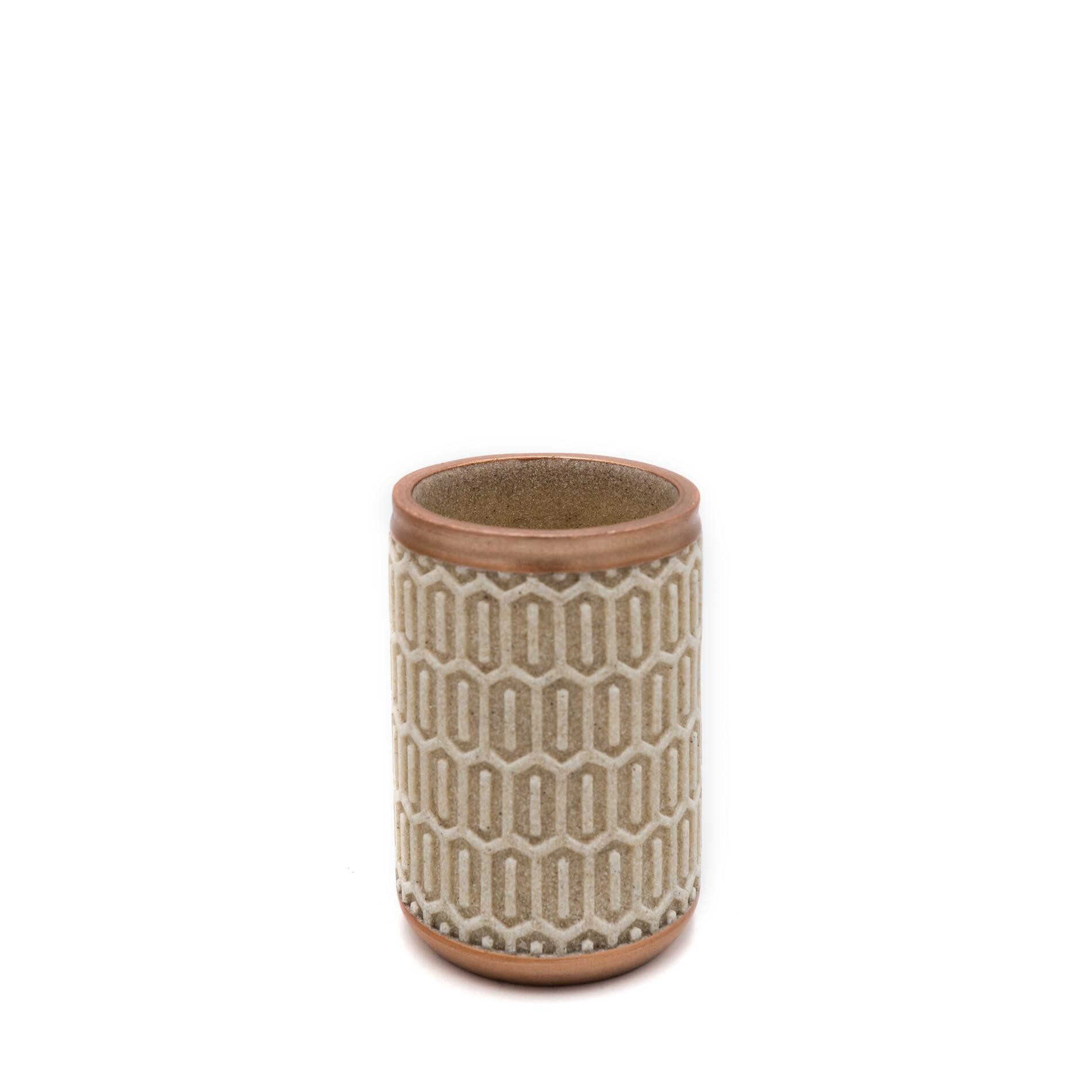 Ridder Badaccessoire-Set Aufbewahrungsbecher Laila beige günstig online kaufen