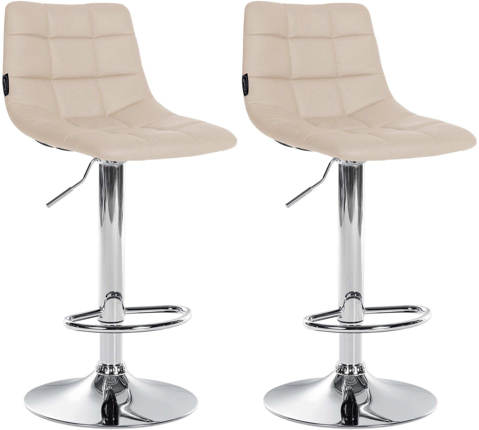 Bistrostuhl 2er Set Barhocker Jerry Kunstleder