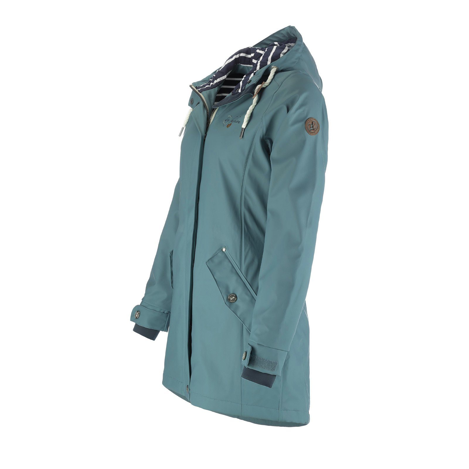 Dry Fashion Regenjacke Damen Regenmantel Kiel mit verstellbarer Kapuze - wi günstig online kaufen