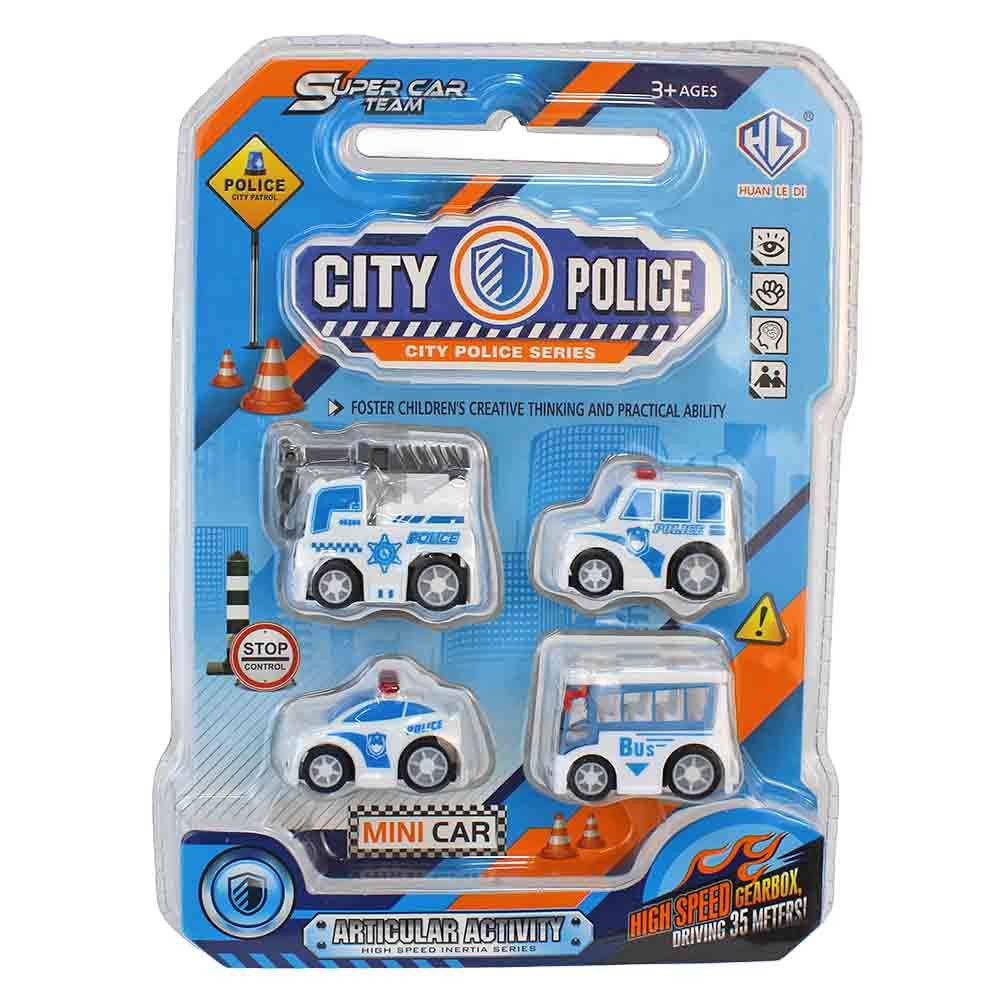 Spielzeug-Auto Spielzeug Auto Set Rettungskräfte - ca. 5 cm
