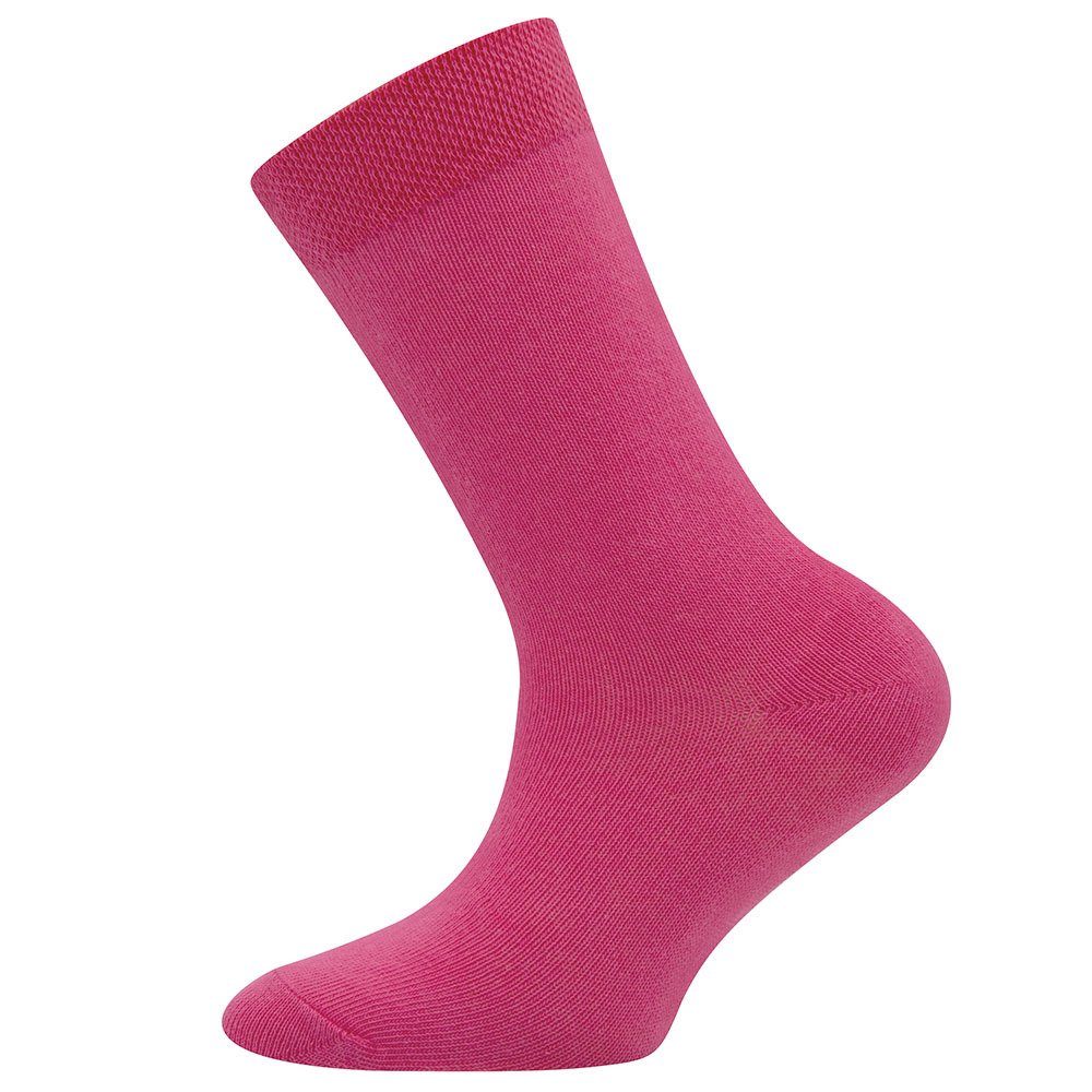 Socken Uni Socken Ewers altrosa/wildrose/phlox (3-Paar)