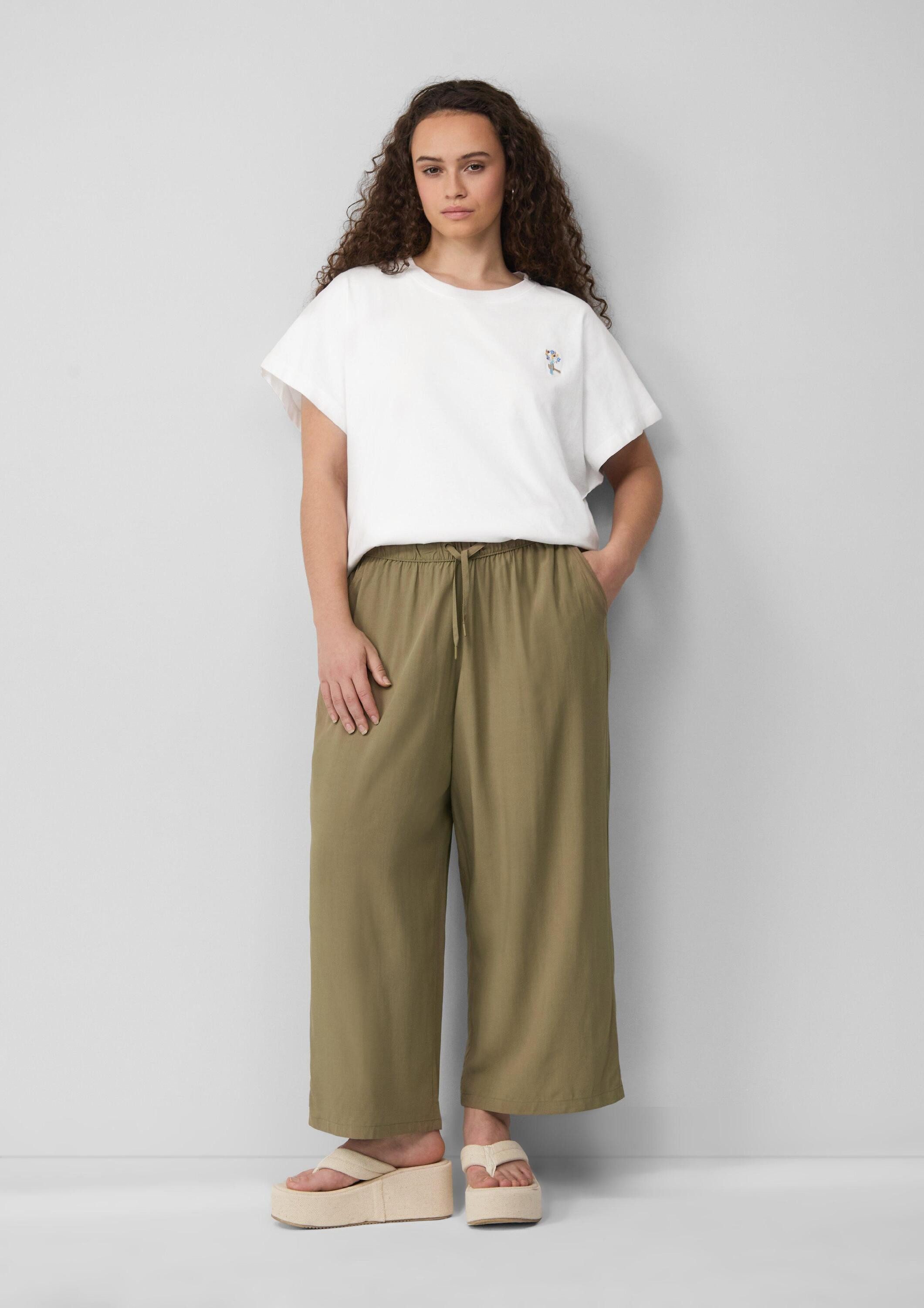 QS Culotte Hose Culotte aus Viskose günstig online kaufen