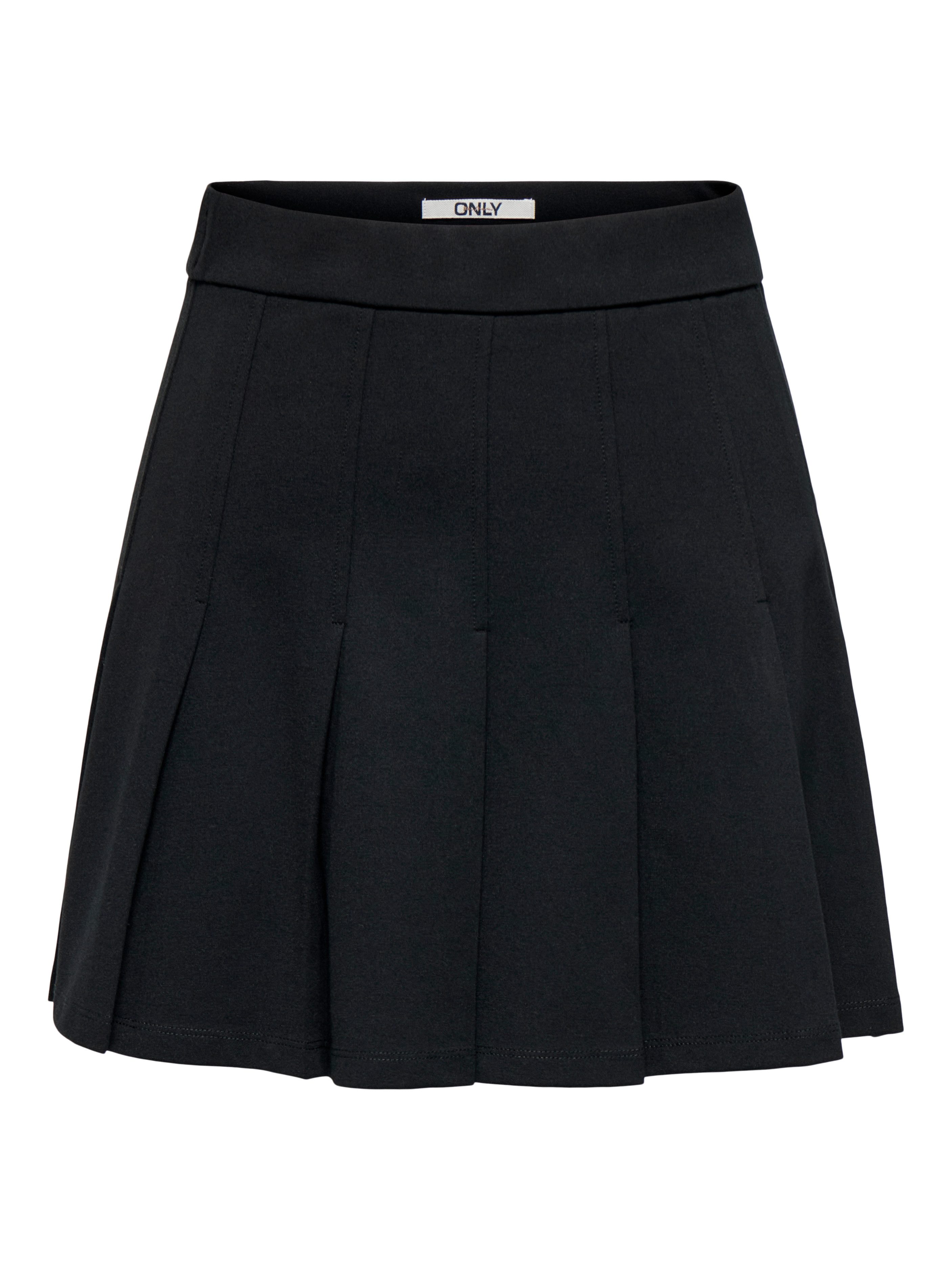 ONLY Minirock ONLPOPTRASH LIFE HW PLEAT SKIRT CC PNT elastisches Bündchen, Falten Details