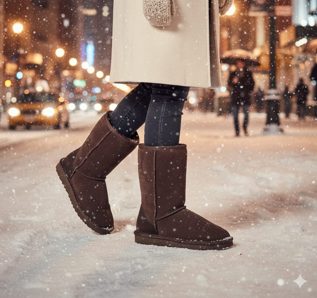AvaMia Winterstiefel WB2401v2 Damenfellstiefel Damenwinterstiefel Fellstiefel Winterstiefel