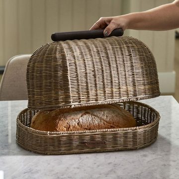 Rivièra Maison Brotkasten Brotkasten Catania Rustic Rattan Bread Basket