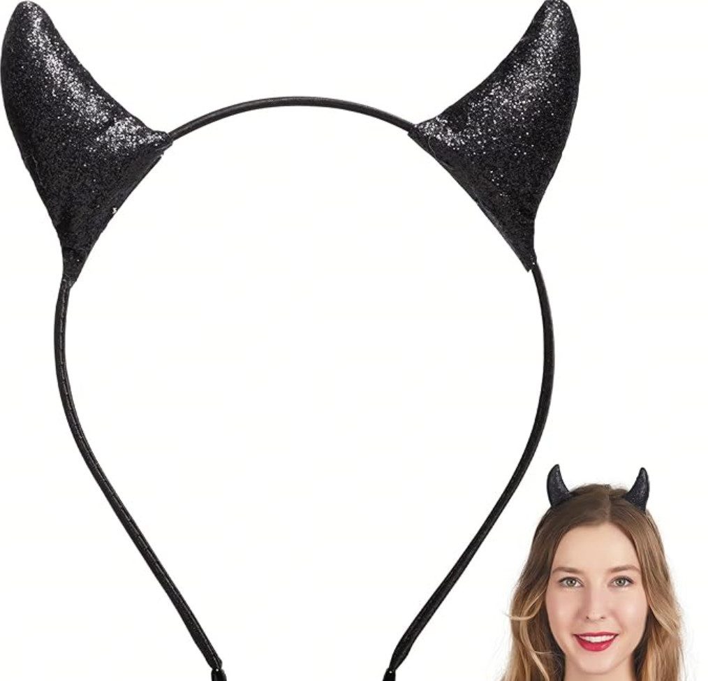 Spooktacular Creations Kostüm Spooktacular Creations Halloween Stirnband mit Teufelshörnern, Cosplay