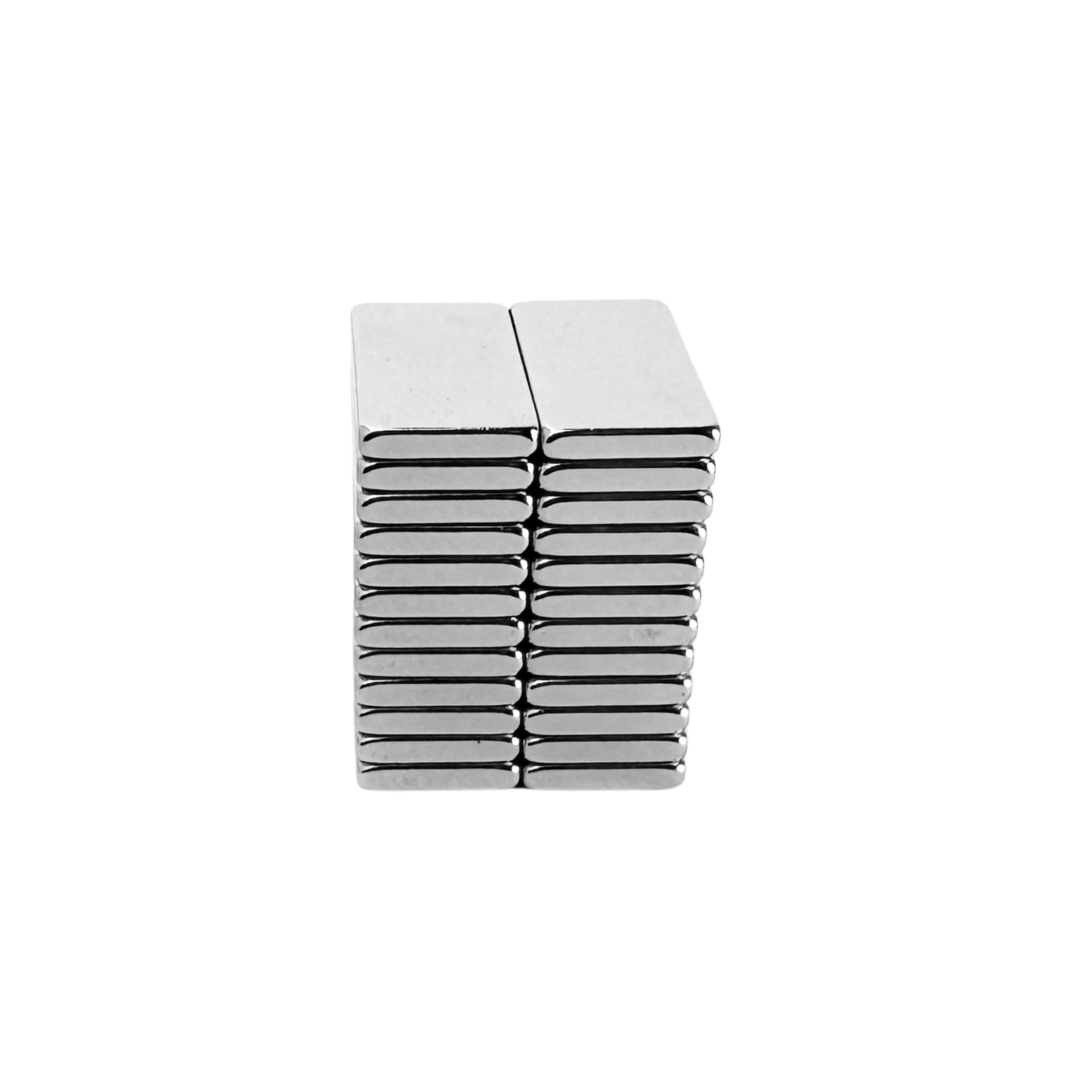 Thumbnail - MaajeeKuto Magnet Neodym Magnet 40x20x10mm Supermagnete hohe Haftkraft Quadermagnete (50-St)
