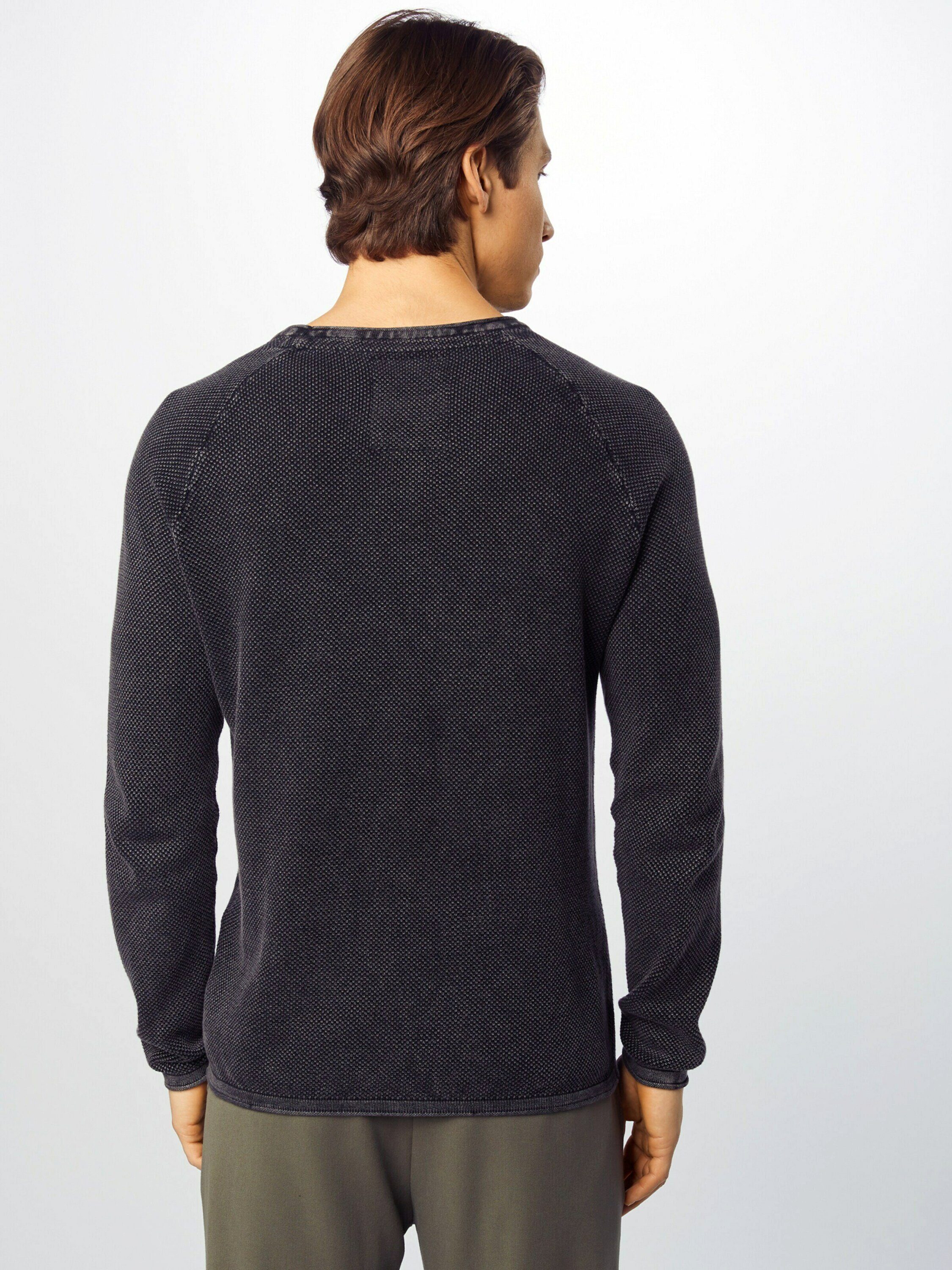 (1-tlg) Thomas Largo Key Strickpullover Anthra (1101)