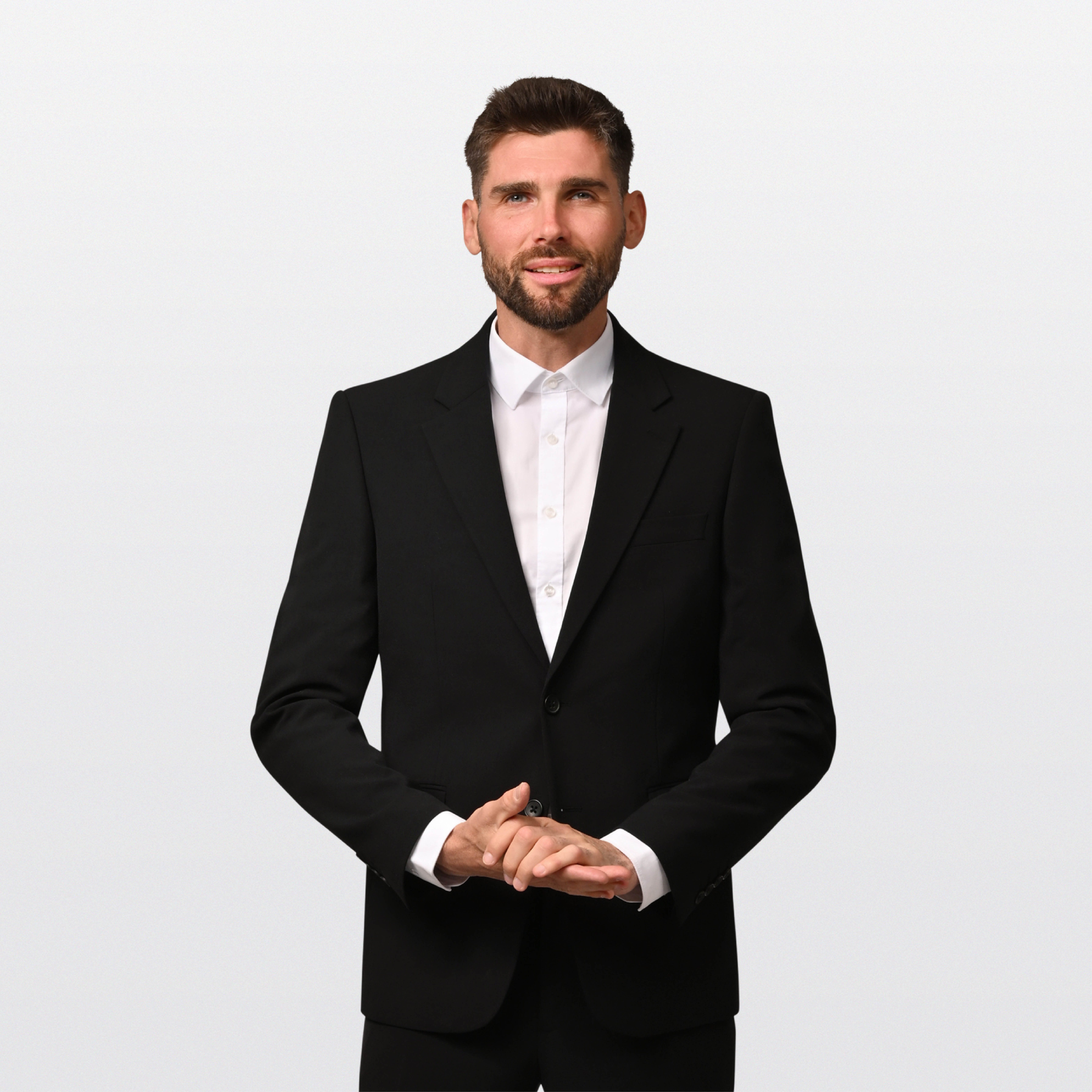 Hirschthal Anzugsakko Herren 2-Knopf Business Sakko Regular-Fit in klassischem Design, mit Kleidersack