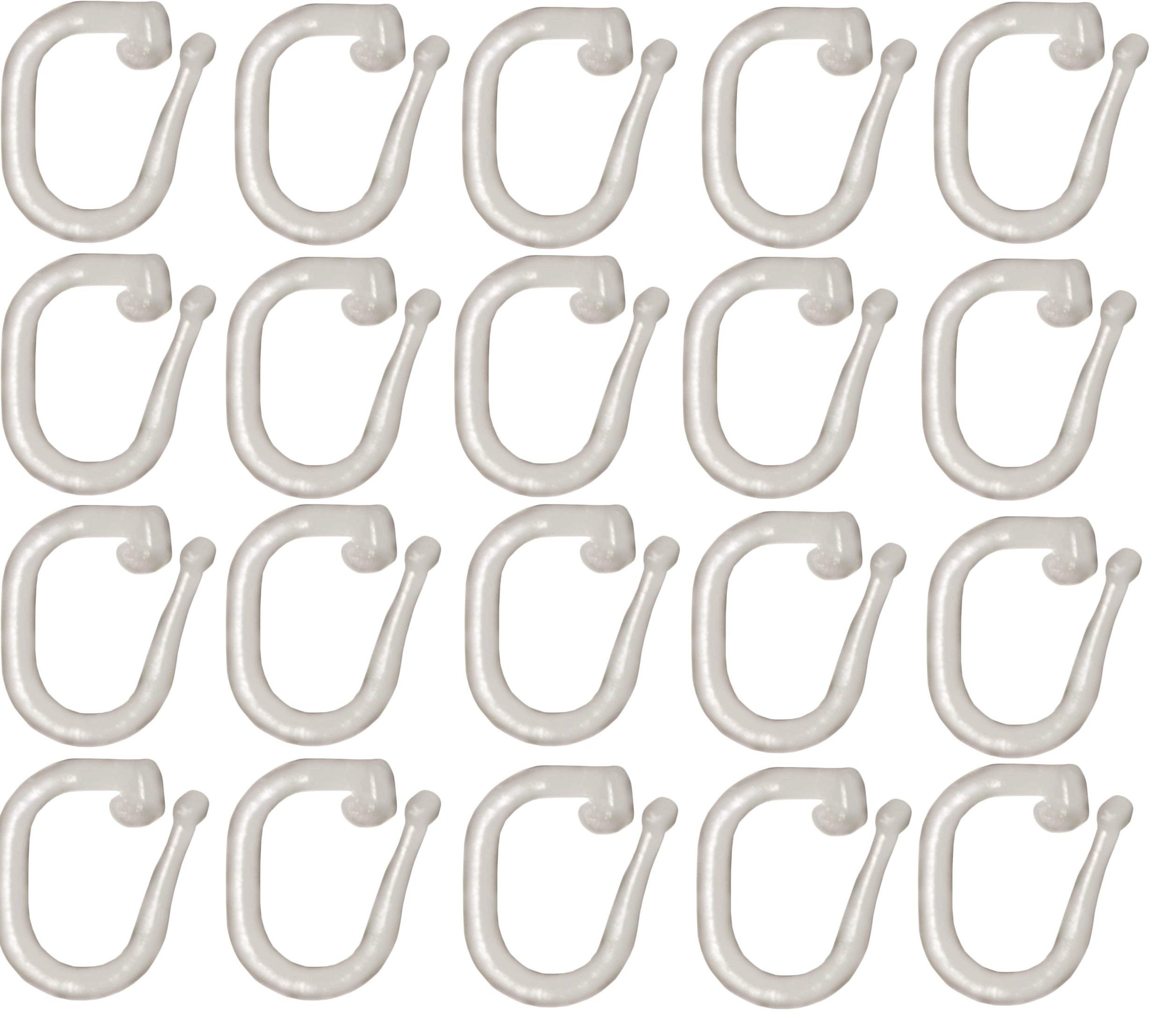 Clever-Kauf-24 Naht-/Verstärkungsband Faltenclips für Cliprollo, (20-St)