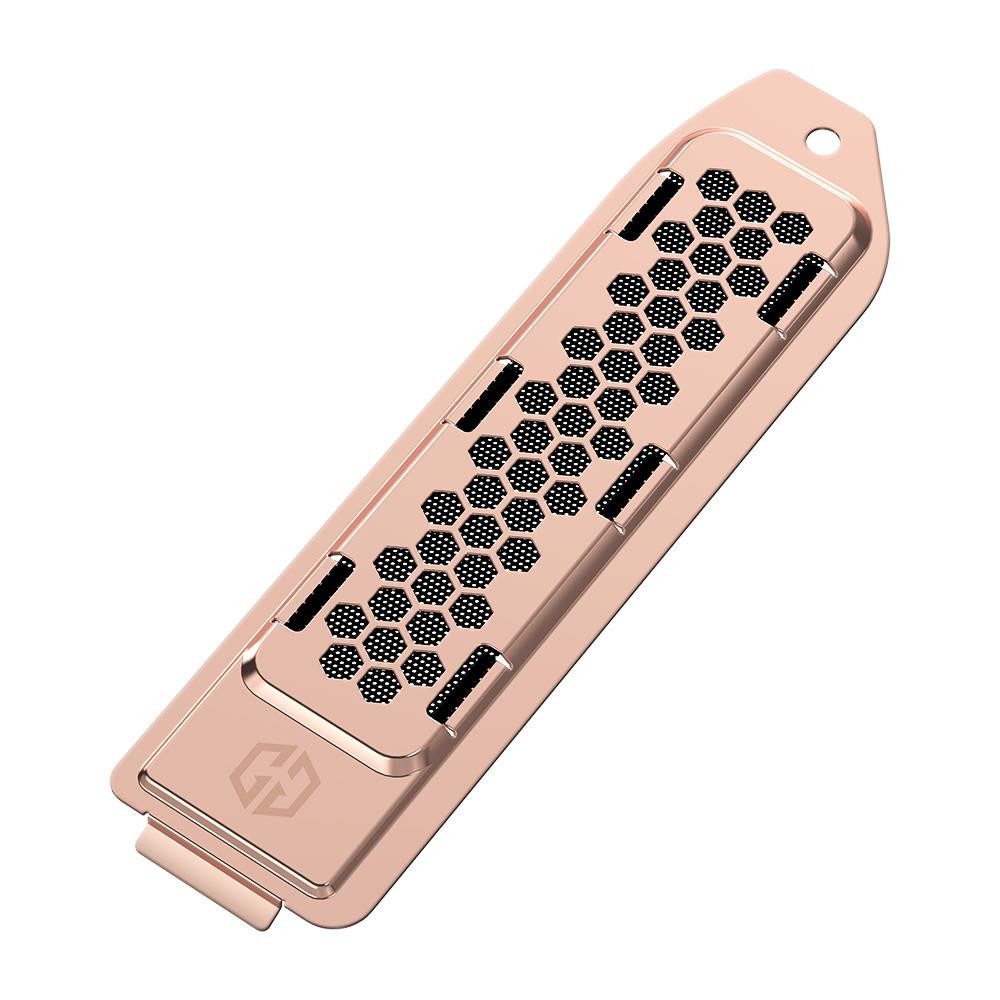 GRAUGEAR Computer-Kühler G-PS5M2-cover-G, Abdeckung mit Belüftung in Gold für PS5 M.2 SSD