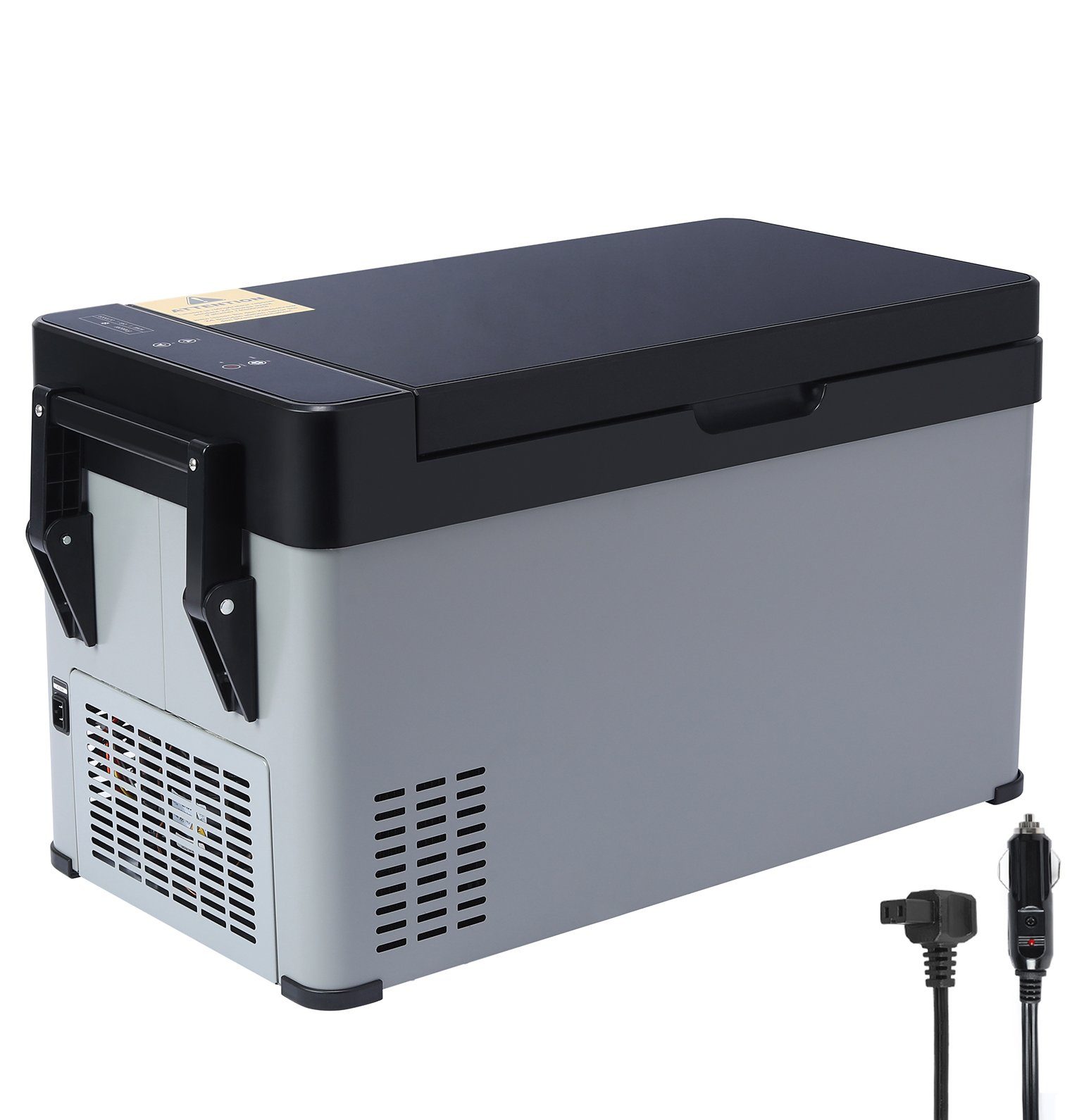 HomeMiYN Thermobehälter Kompressor kühlbox auto 38L 12V/240V tragbare  Kühlschrank mit Griff, TRAGBARES DESIGN – Tragbare elektrische Kühlbox hat  Griffe auf beiden Seiten.