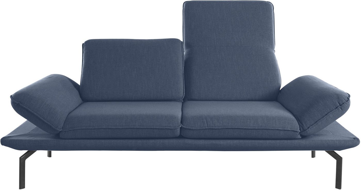OTTO products 2-Sitzer »Bennid«, Wahlweise mit Arm- und Rückenfunktion, alle Stoffe aus recyceltem Material, hohe Metallbeine-kaufen