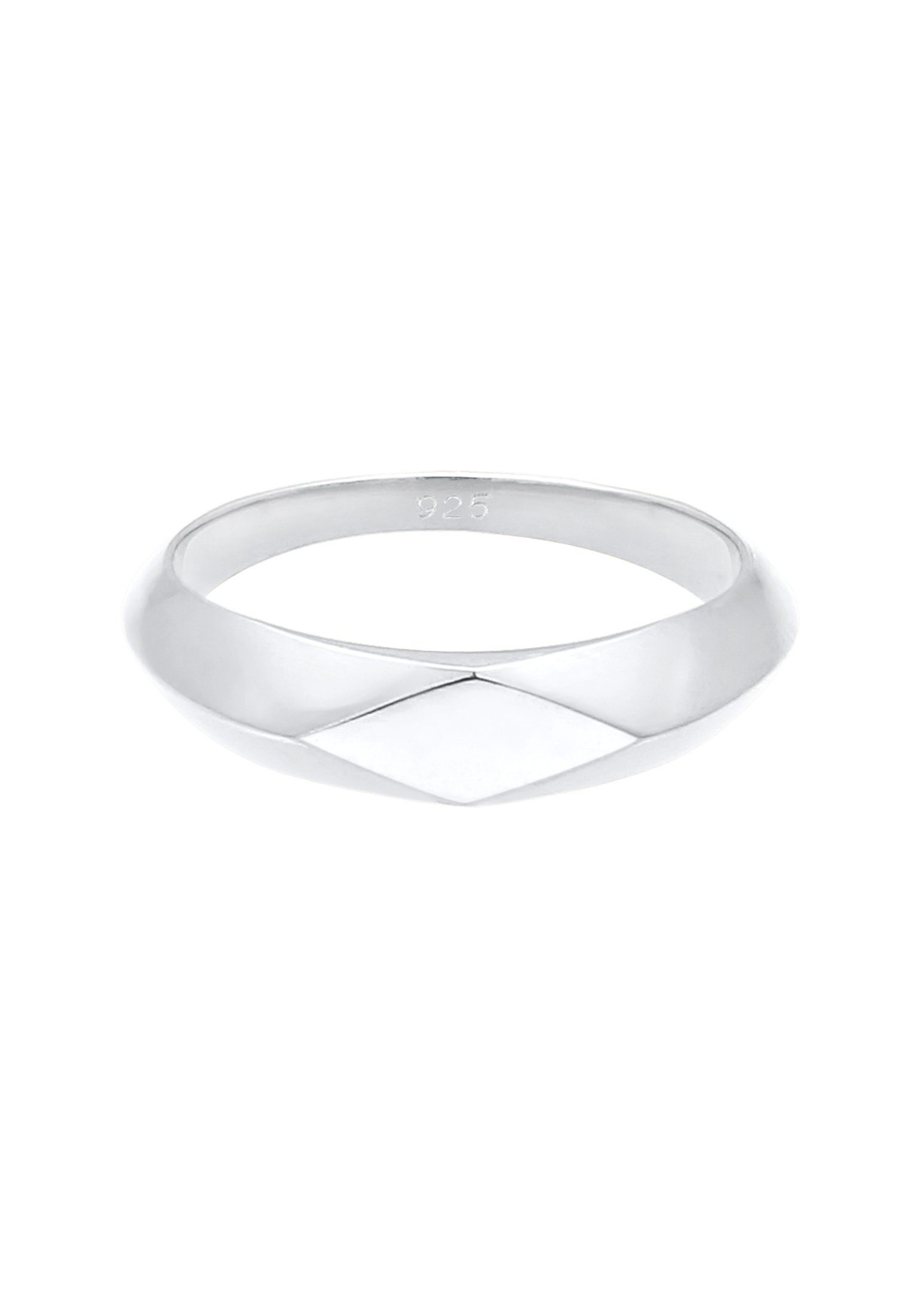 Elli Siegelring Kleiner Siegelring Raute Pinky Ring 925 Silber