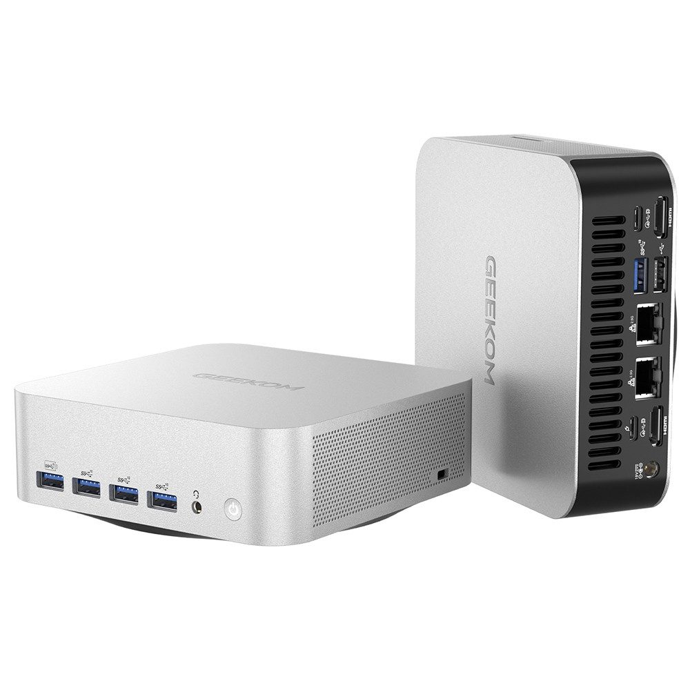 BMAX A8 Max AI AMD Ryzen 9 8945HS 8 Kerne Max 5,2 GHz, 32GB + 2TB Mini-PC (AMD AMD Ryzen 9 8945HS, 32 GB RAM, 2048 GB SSD, 2*USB4 + 2*HDMI2.0 8K Quad-Displays, IceBlast 2.0-Kühlsystem)