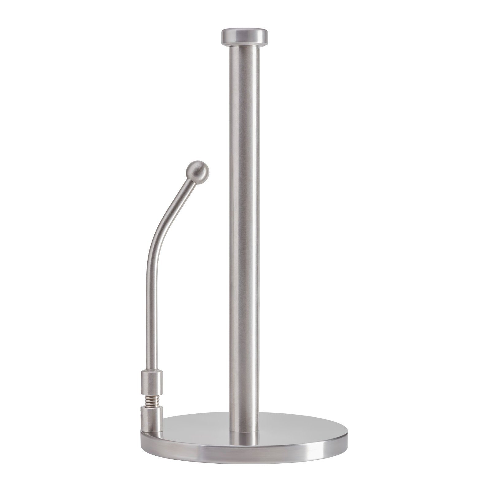 SO-TECH® Küchenrollenhalter Höhe 34 cm, stehend, mit Fixierarm, (1-St), Edelstahl gebürstet