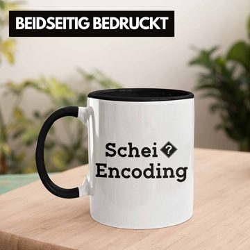 Trendation Tasse Coder Tasse Geschenk für Programmierer Softwareentwickler Nerds Gesch