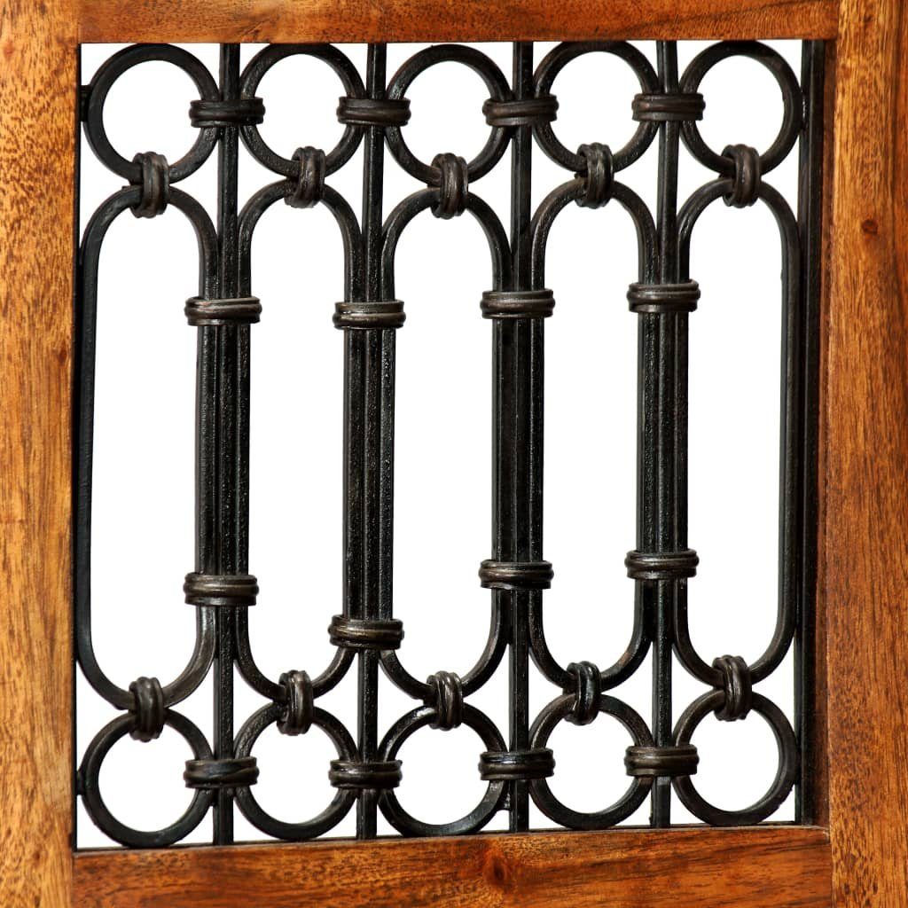 vidaXL Esszimmerstuhl Esszimmerstühle 2 Stk. Massivholz mit Honigfarbenem Finish (2 St)