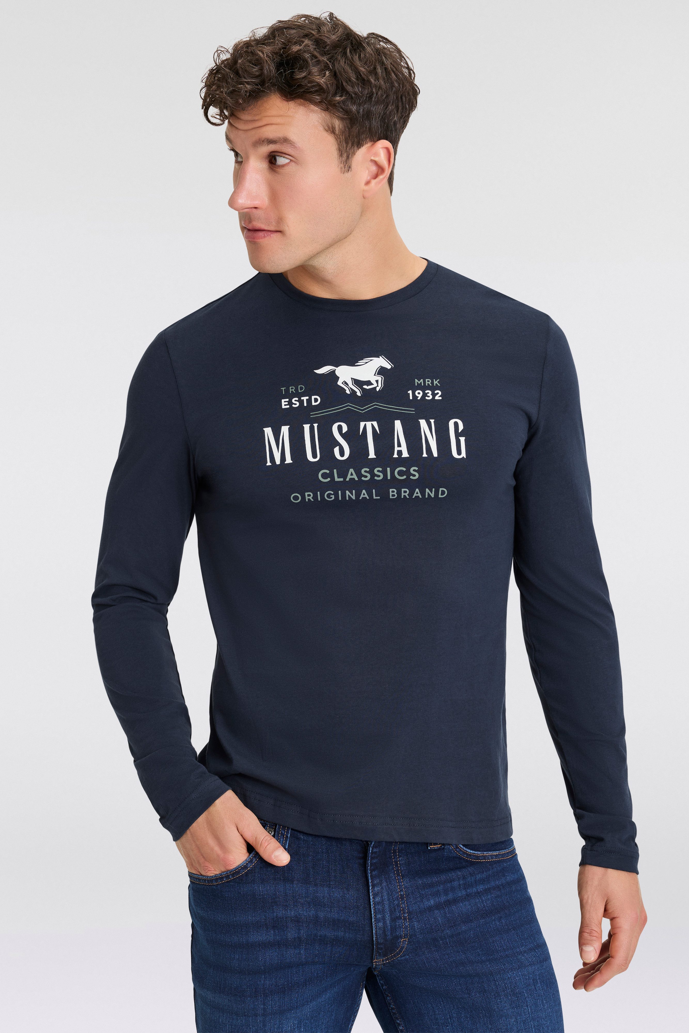 MUSTANG Langarmshirt Style Adrian