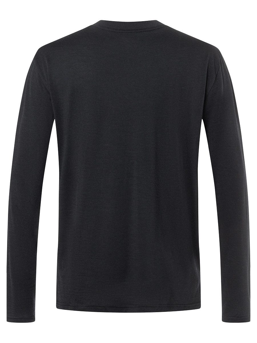SUPER.NATURAL Langarmshirt für Herren, nachhaltig, Merino modern, atmungsaktiv