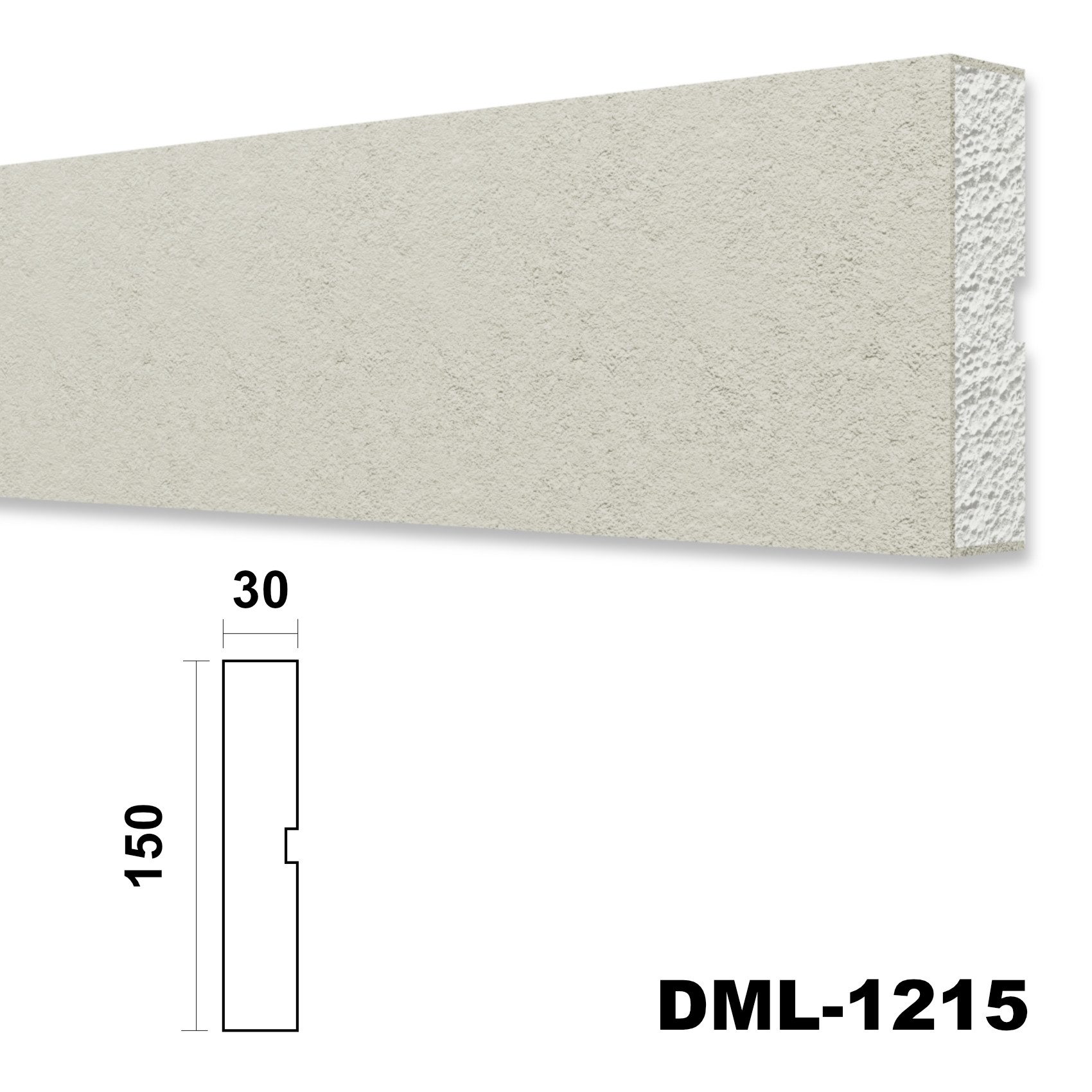 Hexim Stuckleiste DML-1215, 2 Meter / günstig online kaufen