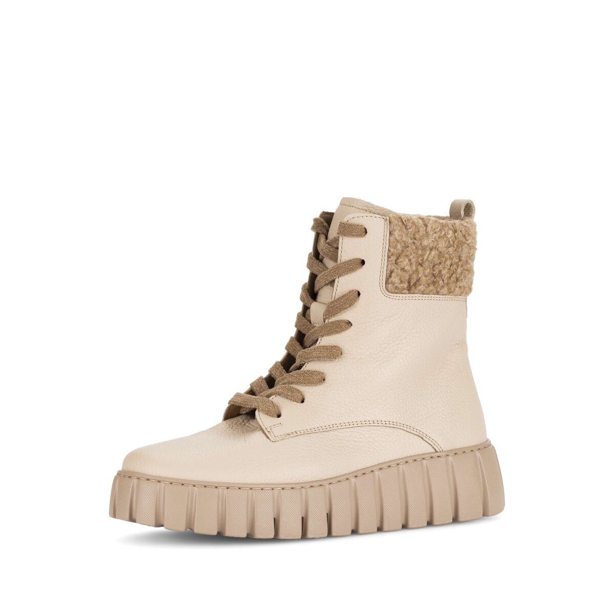 Gabor Plateau Stiefelette Materialmix Leder/Lederimitat Plateaustiefelette günstig online kaufen