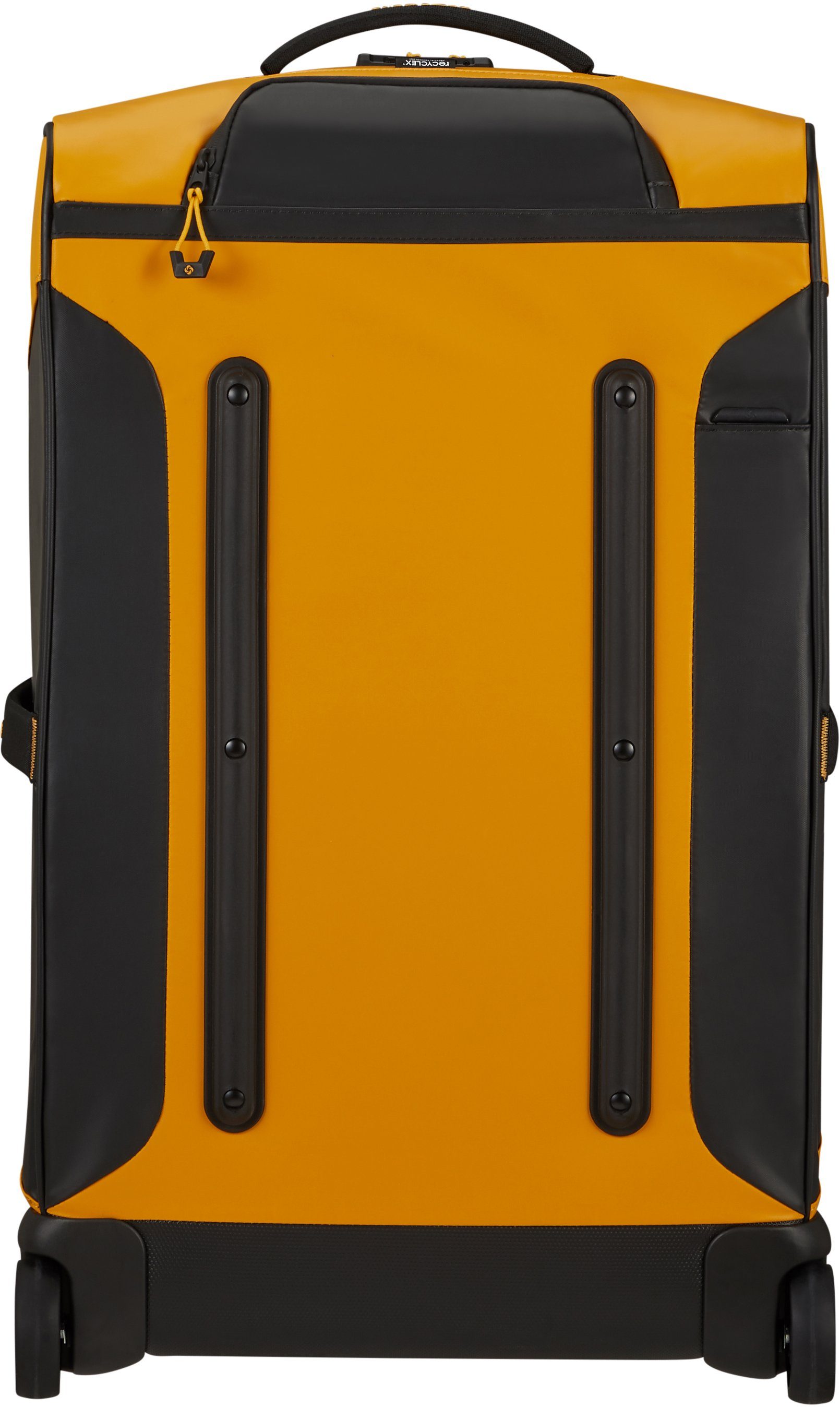 Samsonite Weichgepäck-Trolley Ecodiver, 67 2 teilweise cm, Rollen, aus Yellow Material recyceltem