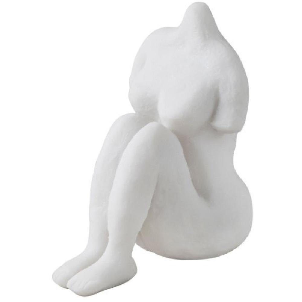 Skulptur Skulptur Woman Sitting Piece Art Ditmer Mette Off-White