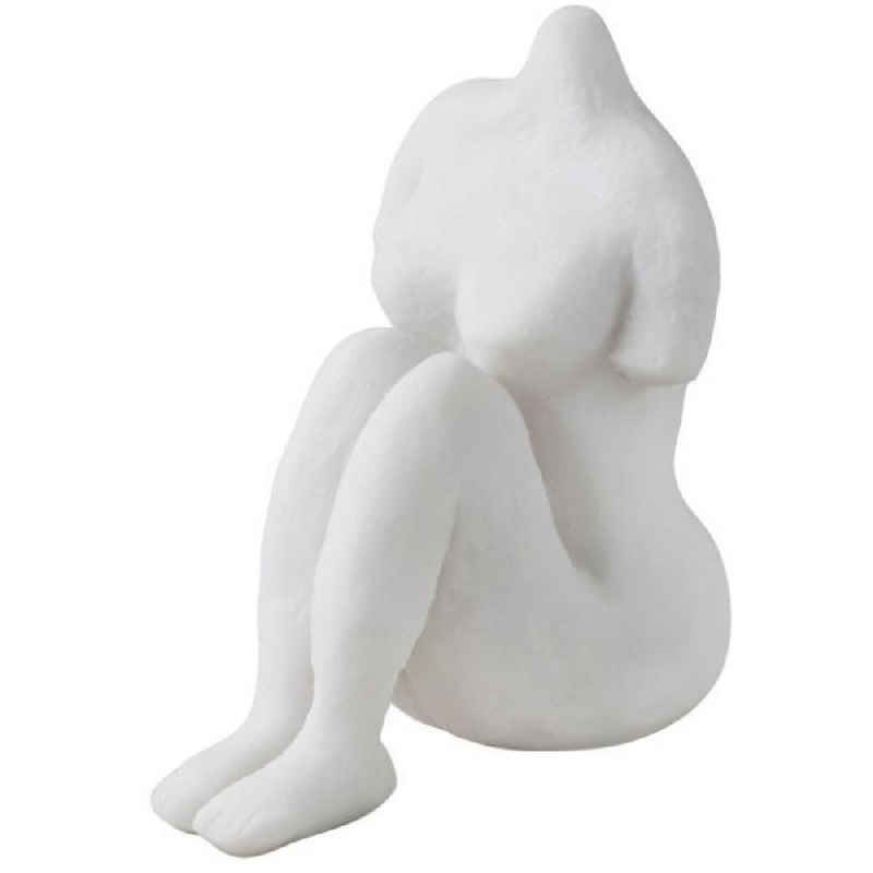 Mette Ditmer Skulptur Skulptur Art Piece Sitting Woman Off-White