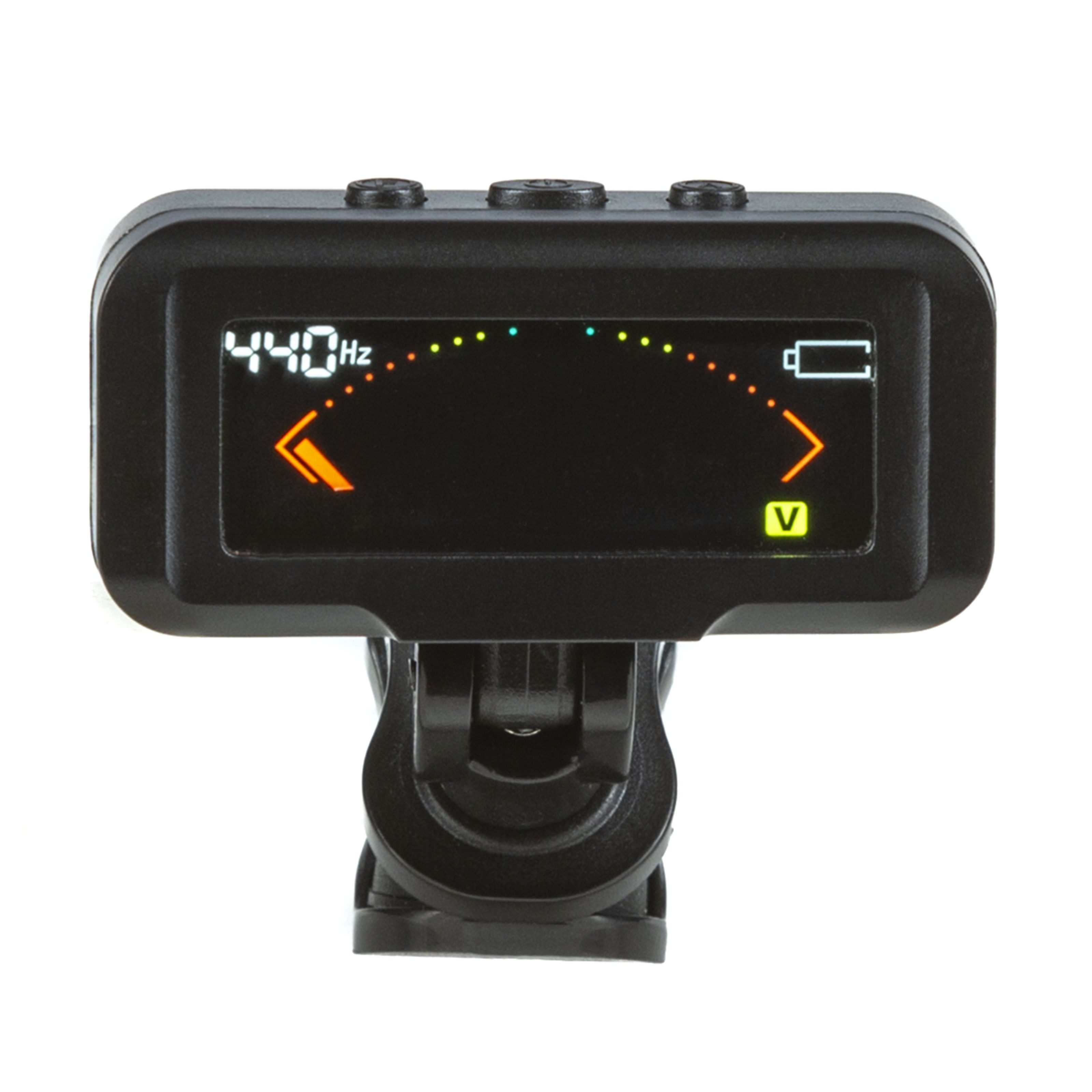 FAME Stimmgerät, 900C Clip-on Tuner - Stimmgerät für Gitarren