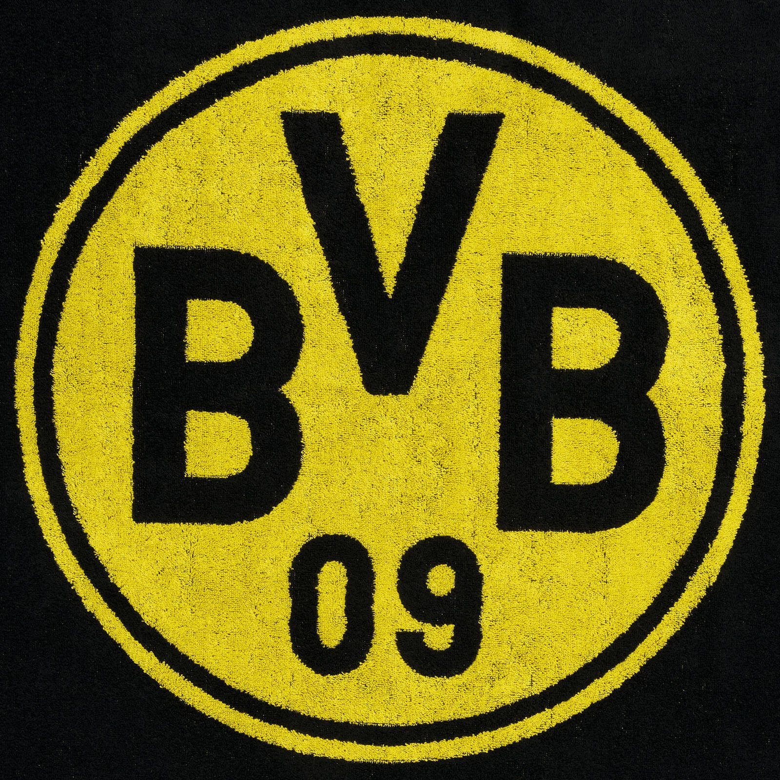 BVB Badetuch BVB-Badetuch Emblem 100x150 cm, Baumwolle (Packung, 1-St), mit günstig online kaufen
