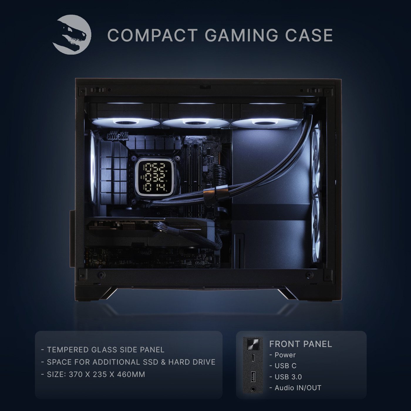 Sedatech UCCZ113I2I1HF - Watercooling Office PC (AMD Ryzen 9 9950X 16x 4.3GHz (max 5.7GHz), AMD Radeon Graphics, 32 GB RAM, 1000 GB SSD, Watercooling, Wlan 6E)