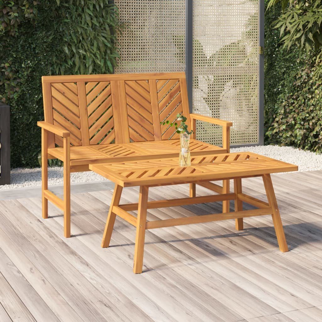 vidaXL Gartenbank Gartenbank 109 cm Massivholz