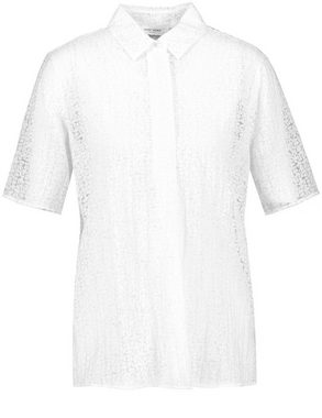 GERRY WEBER Klassische Bluse Semitransparente Halbarmbluse