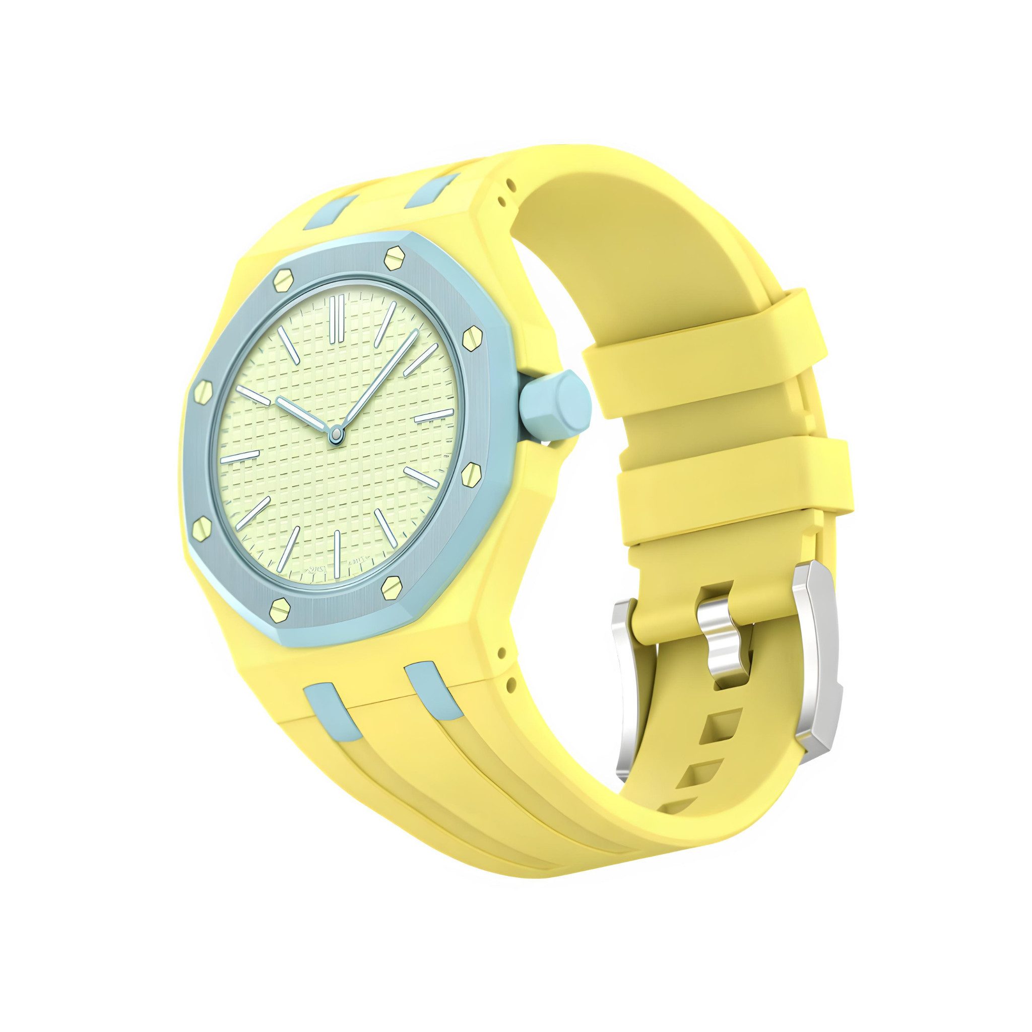 HS.SUPPLY Uhrenarmband Armband passend für Royal Pop Audemars Piguet x Swatch, 20 mm Silikonband, Gehäuse, Dornschließe, mehrere Farben