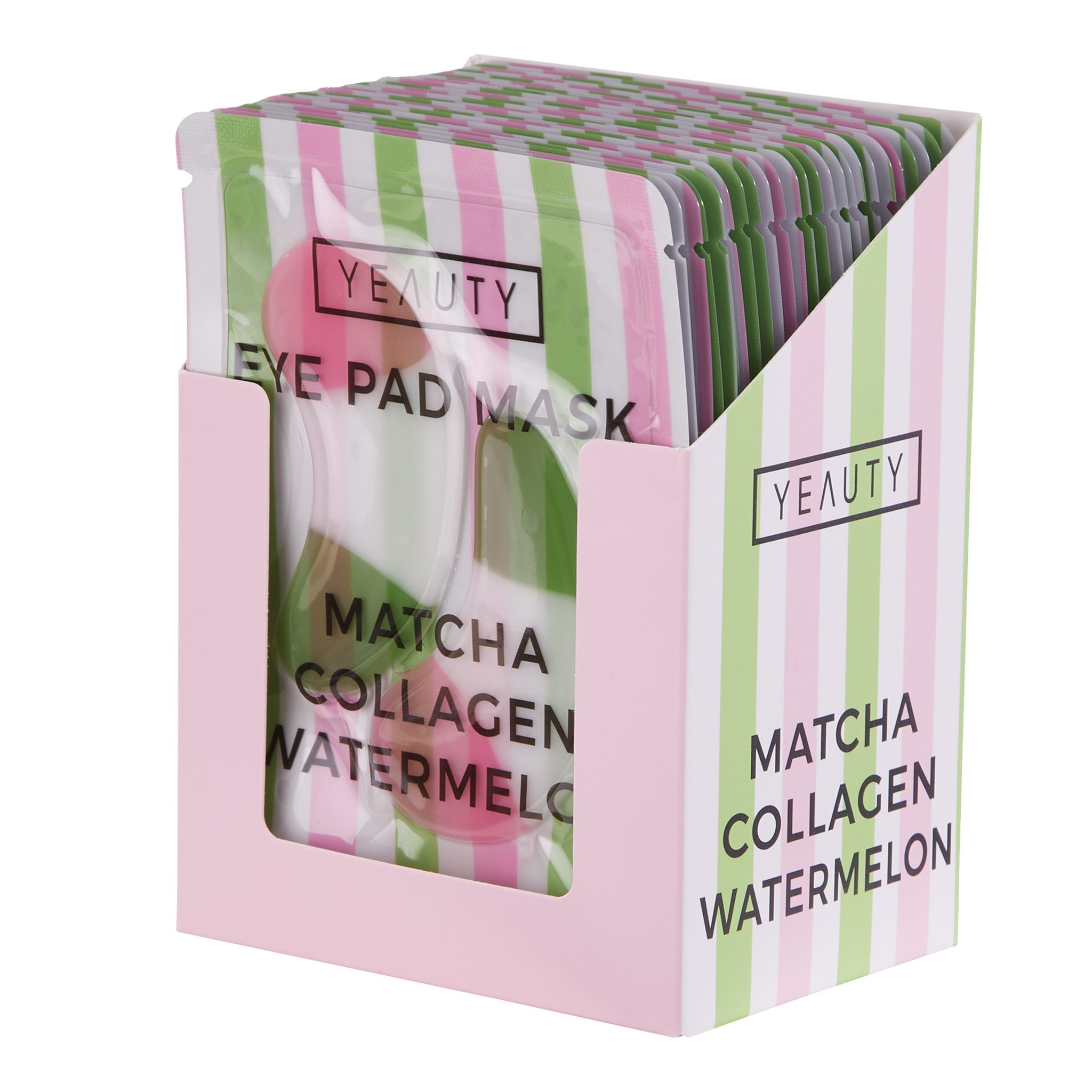 Yeauty Augenpads YEAUTY Matcha Collagen Watermelon Eye Pad Mask-25 Paar