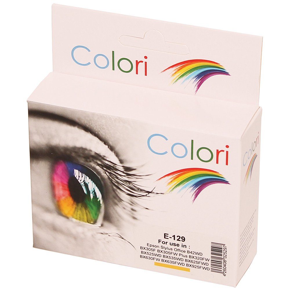 Colori Tintenpatrone (Kompatible Patrone Gelb für Epson Stylus Office B42WD BX-305F BX-305FW BX-320FW BX-525WD BX-535WD BX-625FWD BX-630FW BX-635FWD BX-925FWD BX-935FWD SX-230 SX-235 SX-235W SX420W SX425W von Colori)