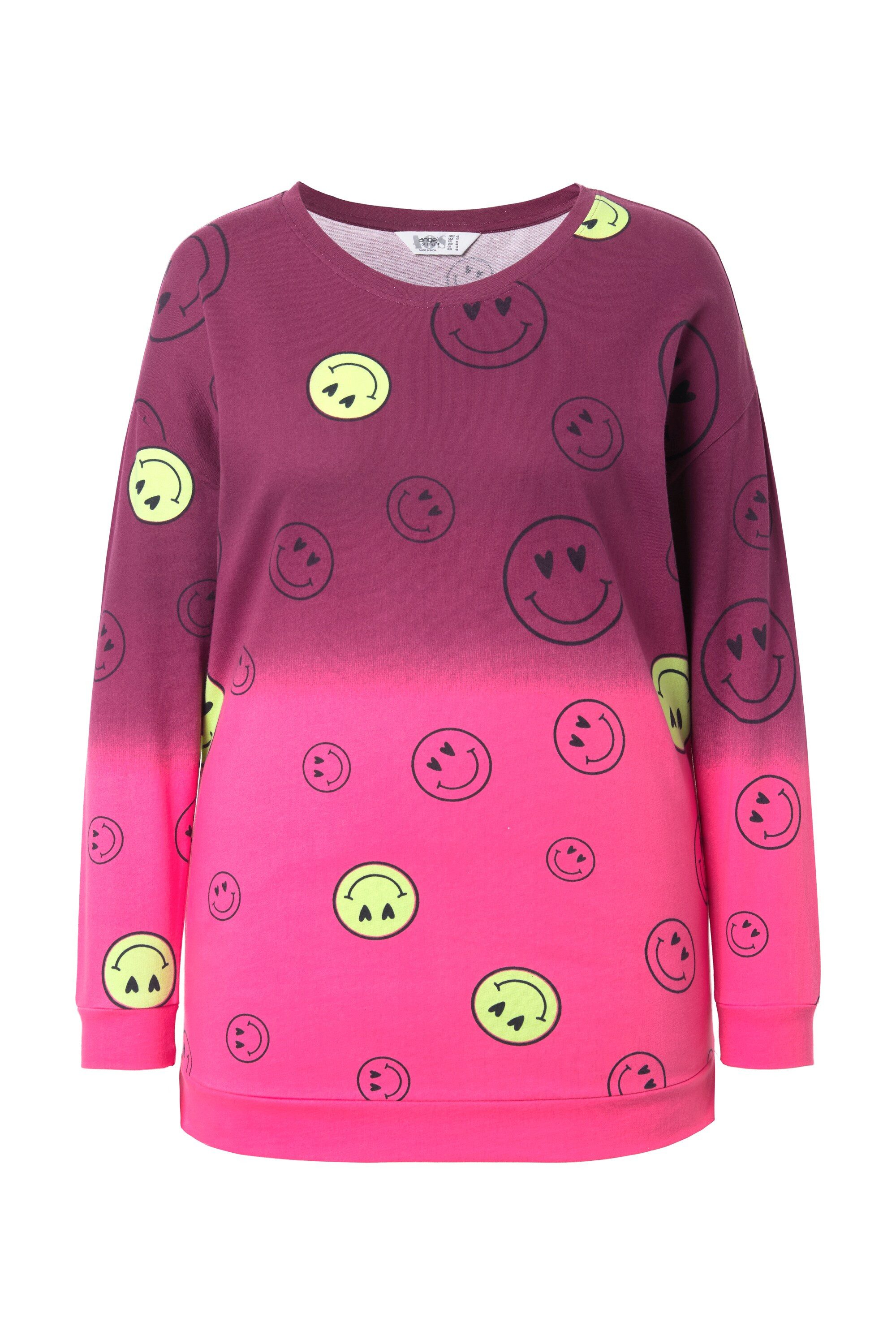 Angel of Style Sweatshirt Sweatshirt oversized Farbverlauf Smiley Langarm günstig online kaufen