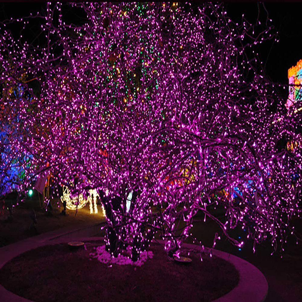 LED Halloween,Party,Fensterdeko Rosa Dekolicht,Weihnachtsbeleuchtung,LED Modi,10M/20M/30M/50M/100M,für Lichterkette Lichterkette Licht, Vorhang 8 Laybasic