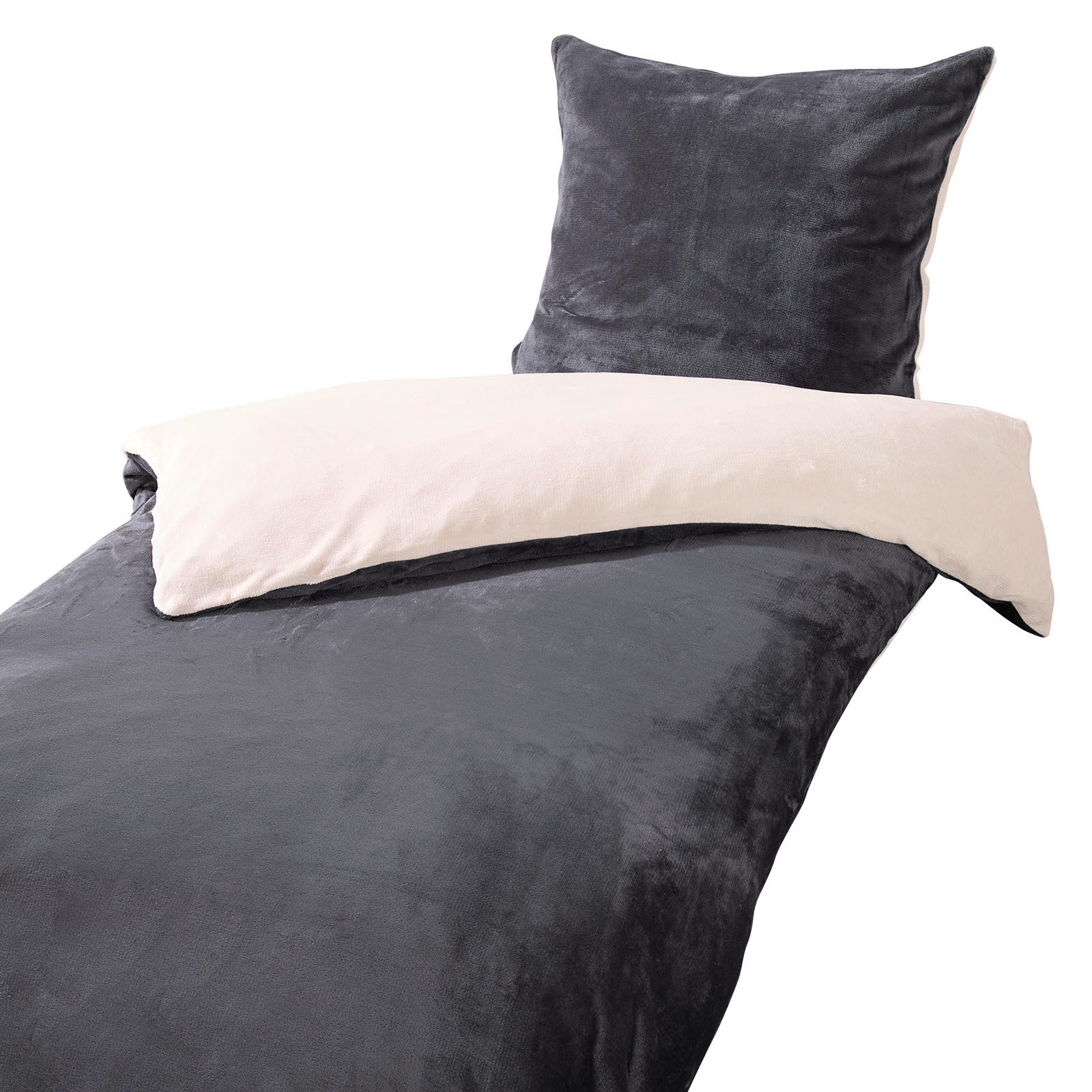 heimtexland Bettwäsche Super Soft Wende Bettwäsche Teddy Plüsch Bettbezug, günstig online kaufen