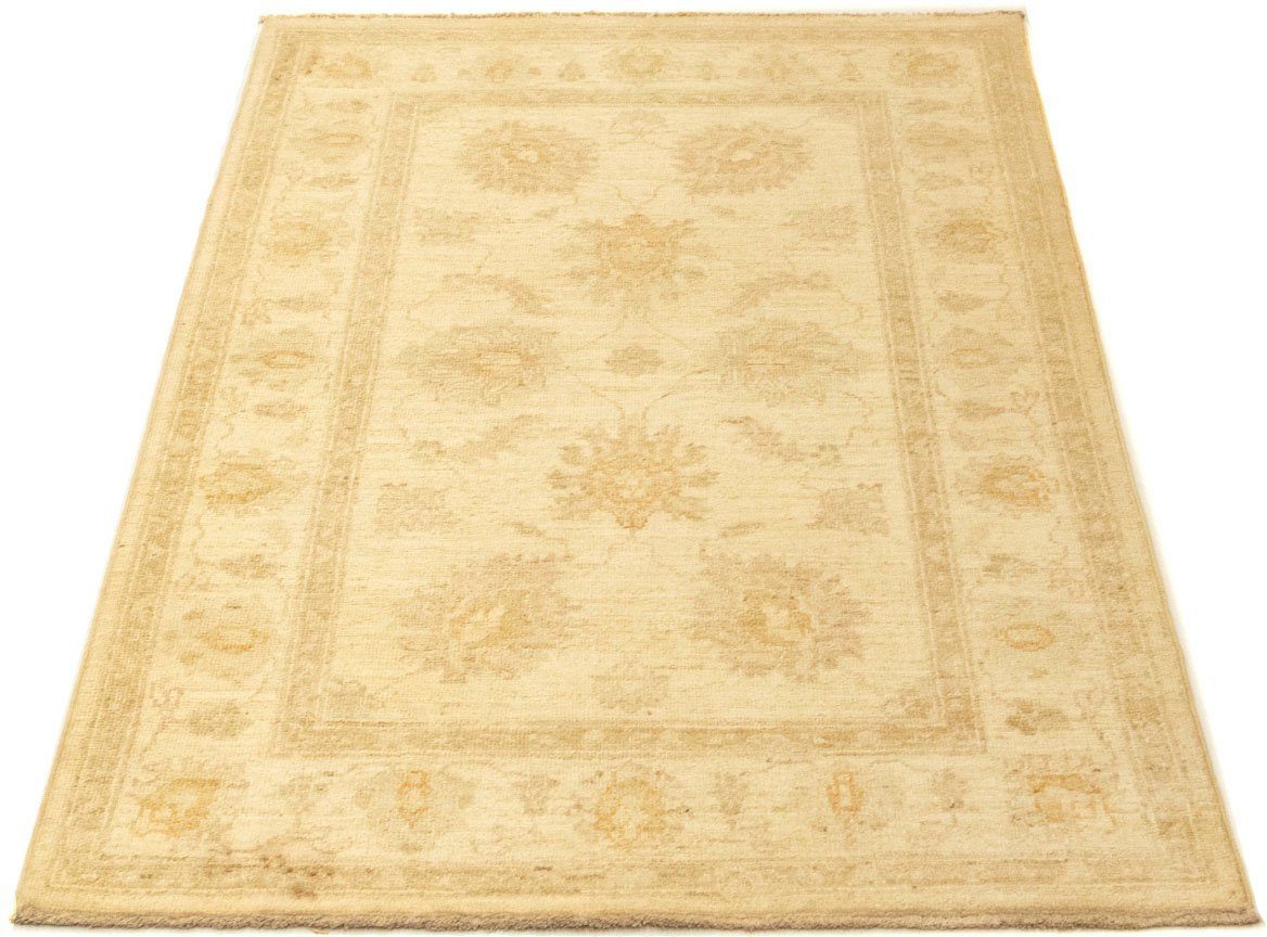 Wollteppich Farahan Teppich handgeknüpft beige, morgenland, rechteckig, Höhe: 7 mm